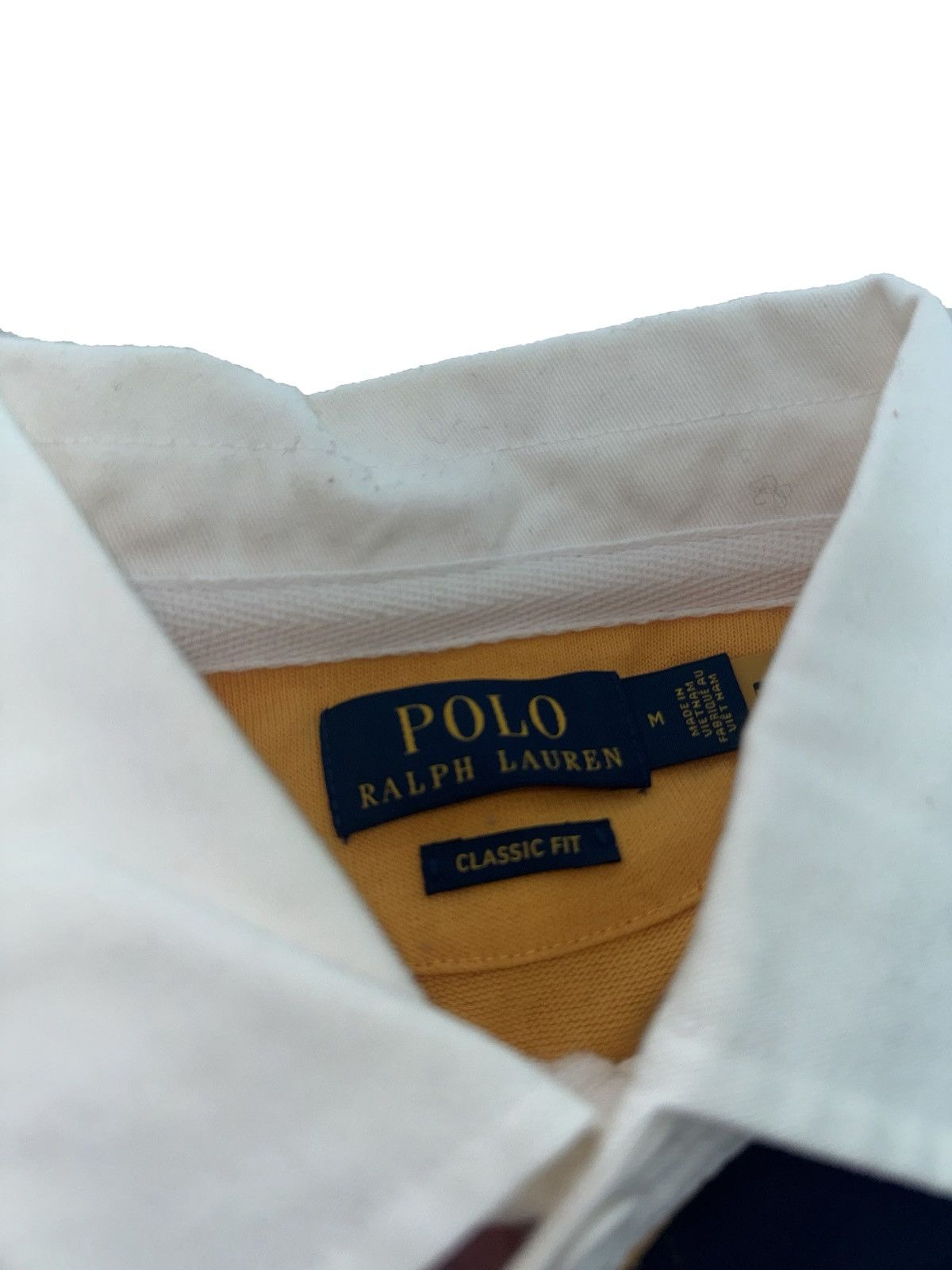Polo Ralph Lauren Ralph Lauren classic rugby yellow and navy blue stripes Size US M / EU 48-50 / 2 - 3 Thumbnail