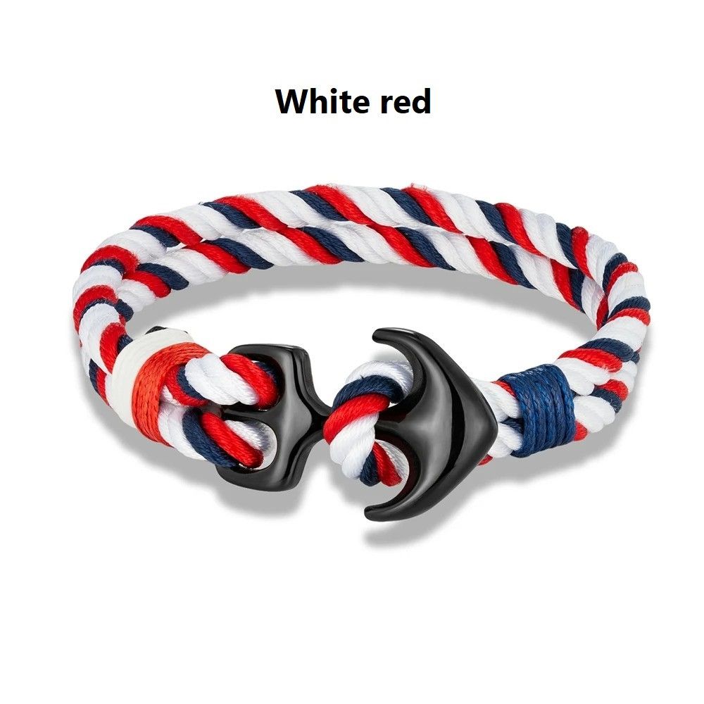 Other Double strand Waterproof Rope Anchor Bracelet Gift For Him Size ONE SIZE - 11 Thumbnail
