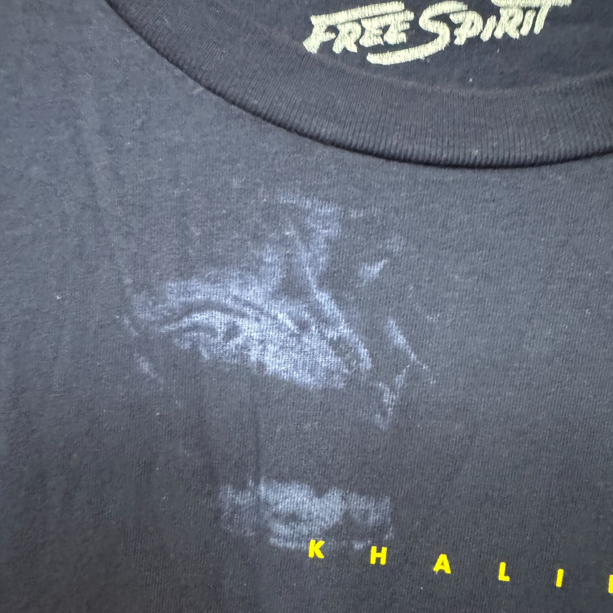 Rap Tees Khalid Free Spirit Spell Out Tour Wing Dyed Long Sleeve M Size US M / EU 48-50 / 2 - 5 Thumbnail