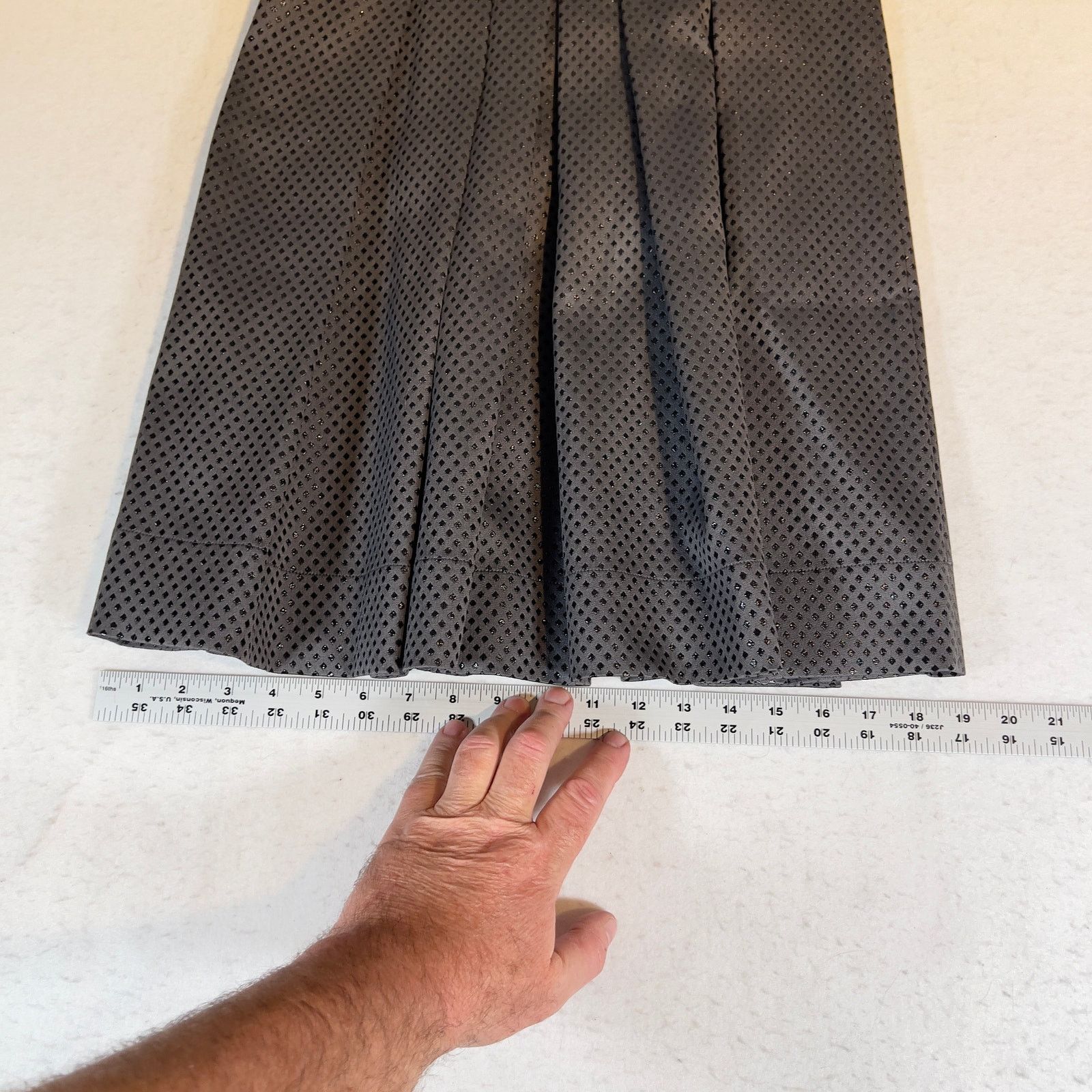 D.Exterior D Exterior Box Pleated Mini Skirt Woman EU 42 W30 Made Italy Size 30" / US 8 / IT 44 - 12 Thumbnail