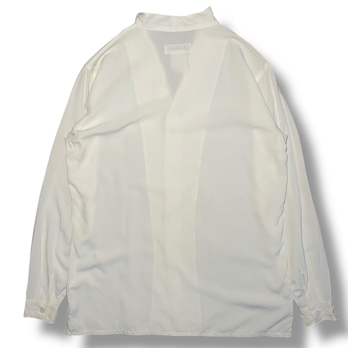 Yohji Yamamoto ARCHIVE Yohji Yamamoto 80s/90s White Viscose Button-up Shirt Size US M / EU 48-50 / 2 - 5 Thumbnail