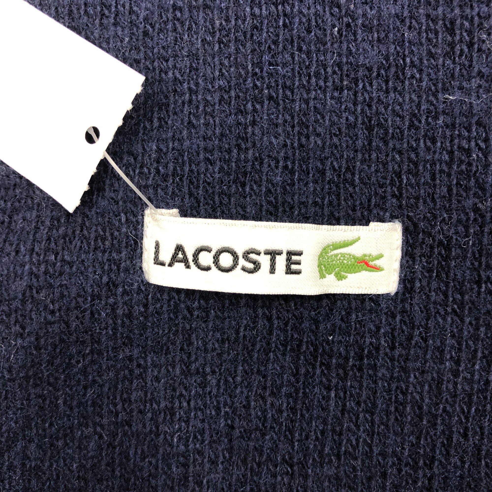 Lacoste Vintage Lacoste Scarf Muffler Wool Knit Winter Scarves Size ONE SIZE - 5 Thumbnail