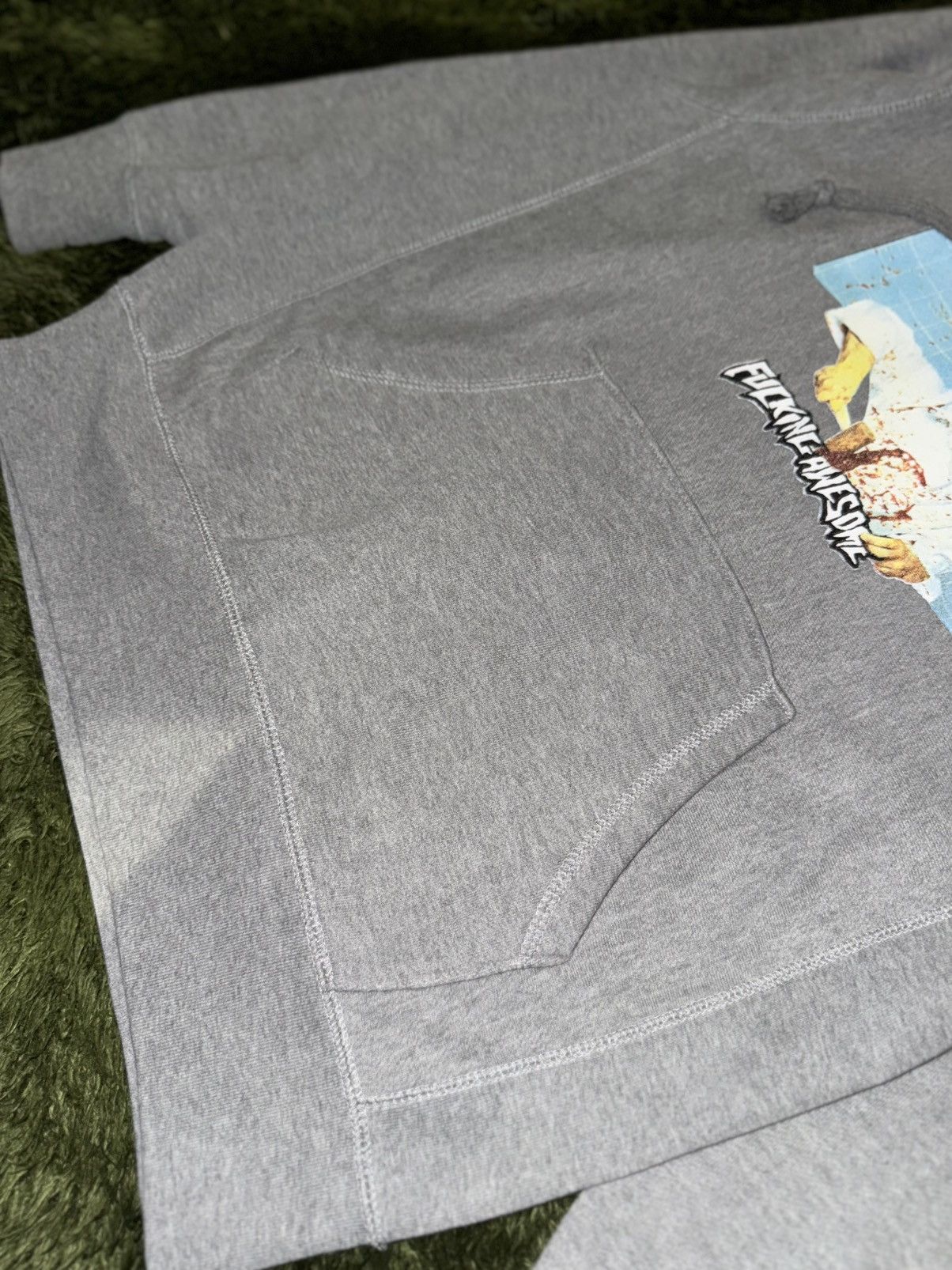 Fucking Awesome [S] Fucking Awesome Chef Graphic Hoodie Melange Grey Size US S / EU 44-46 / 1 - 5 Thumbnail