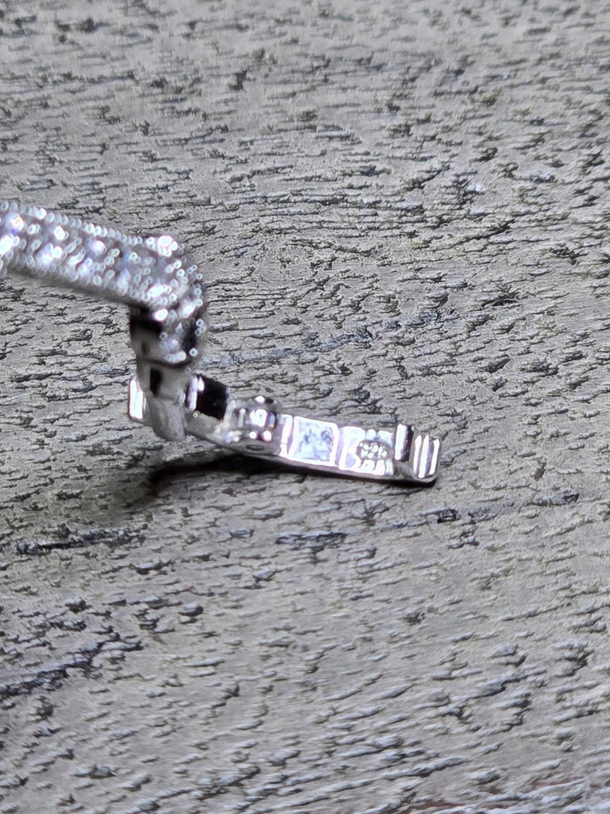 Other ATI Sterling Silver CZ Bracelet 7"Infinity Knot Link Design Size ONE SIZE - 9 Thumbnail