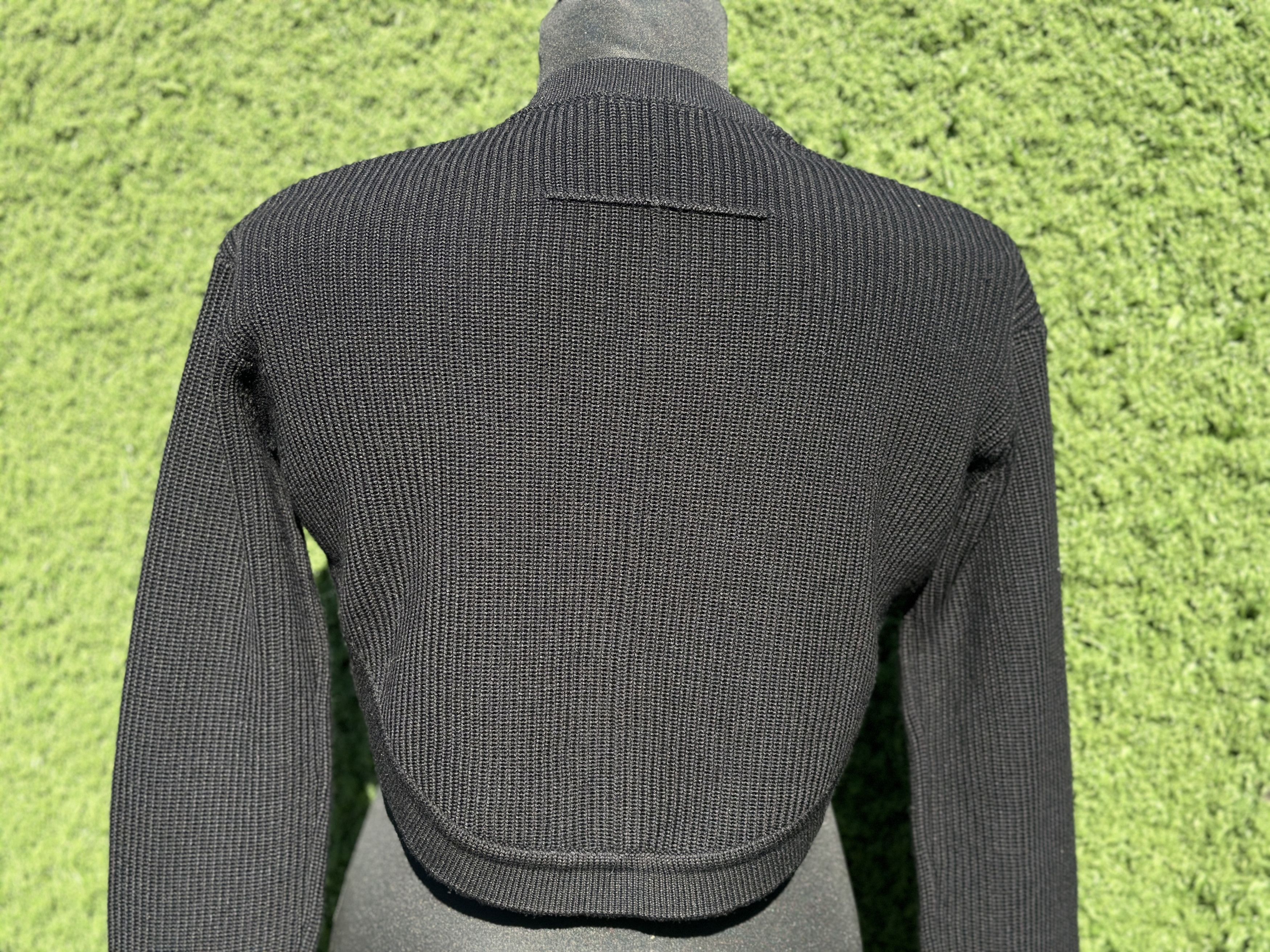 Givenchy Givenchy Paris Cropped Wool Knit Sweater Cut Out Bolero S Size S / US 4 / IT 40 - 11 Thumbnail