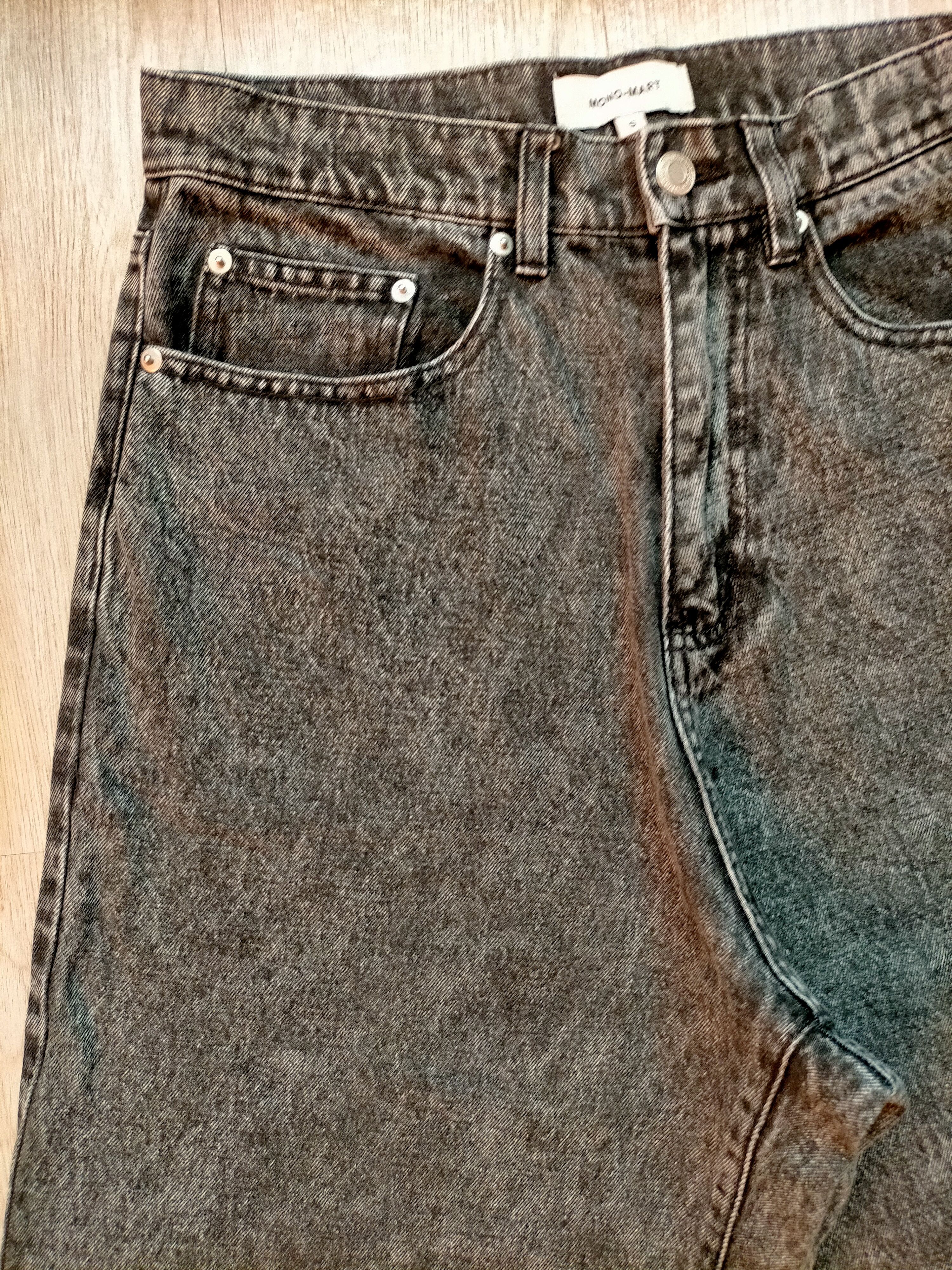 JNCO × Japanese Brand Mono Mart Japan Black Acidwash Baggy Jeans Size US 30 / EU 46 - 5 Thumbnail