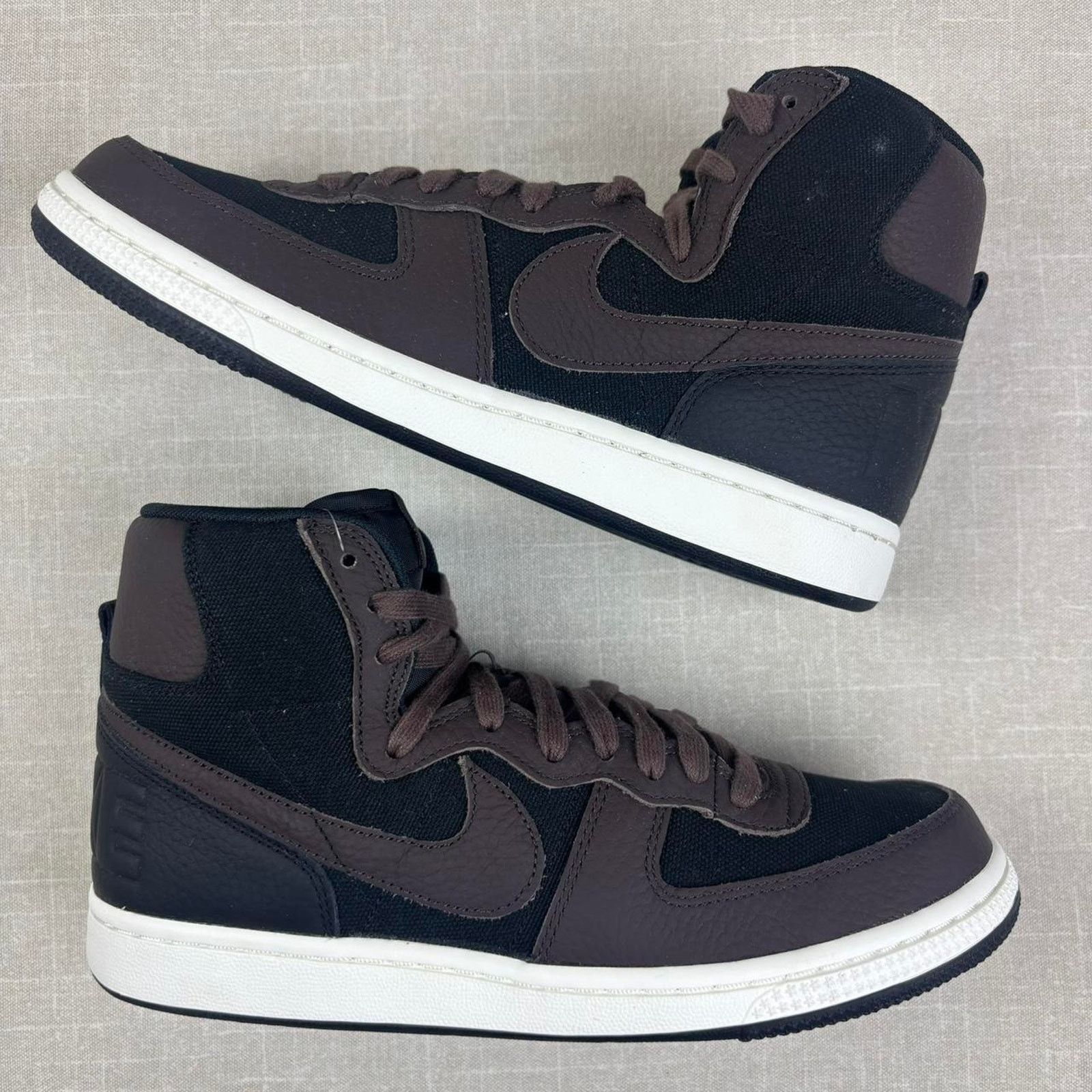 Nike 🦇 2022 Nike Terminator High “Velvet Brown” 9M Size US 9 / EU 42 - 2 Thumbnail