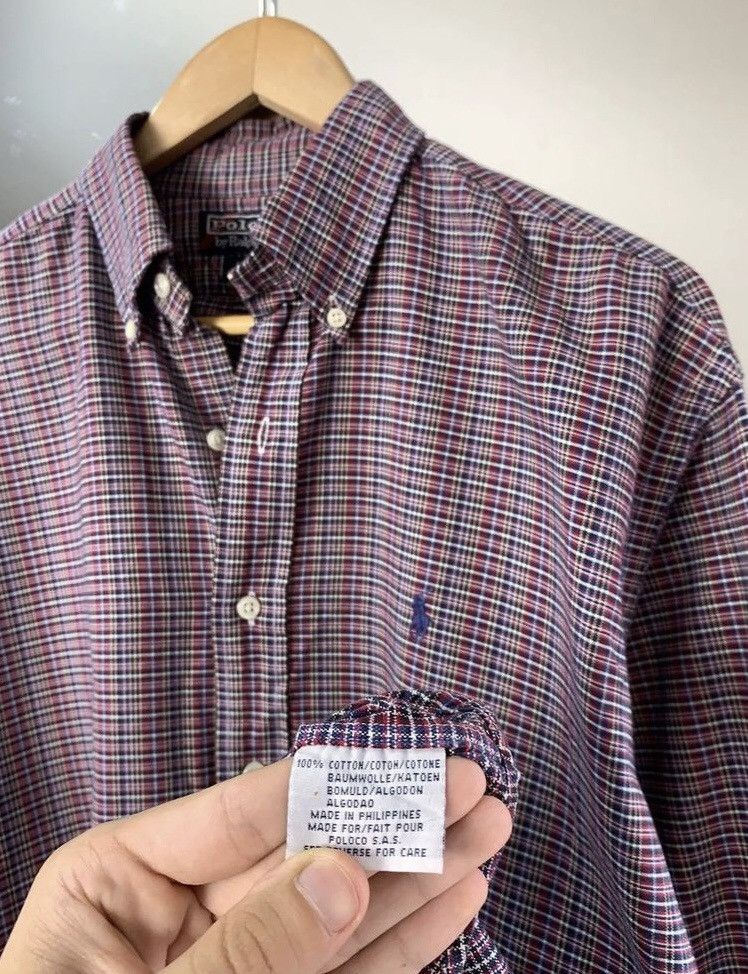 Polo Ralph Lauren × Vintage Polo Ralph Lauren Old Money Shirt Nova Check Vintage Size US M / EU 48-50 / 2 - 7 Thumbnail