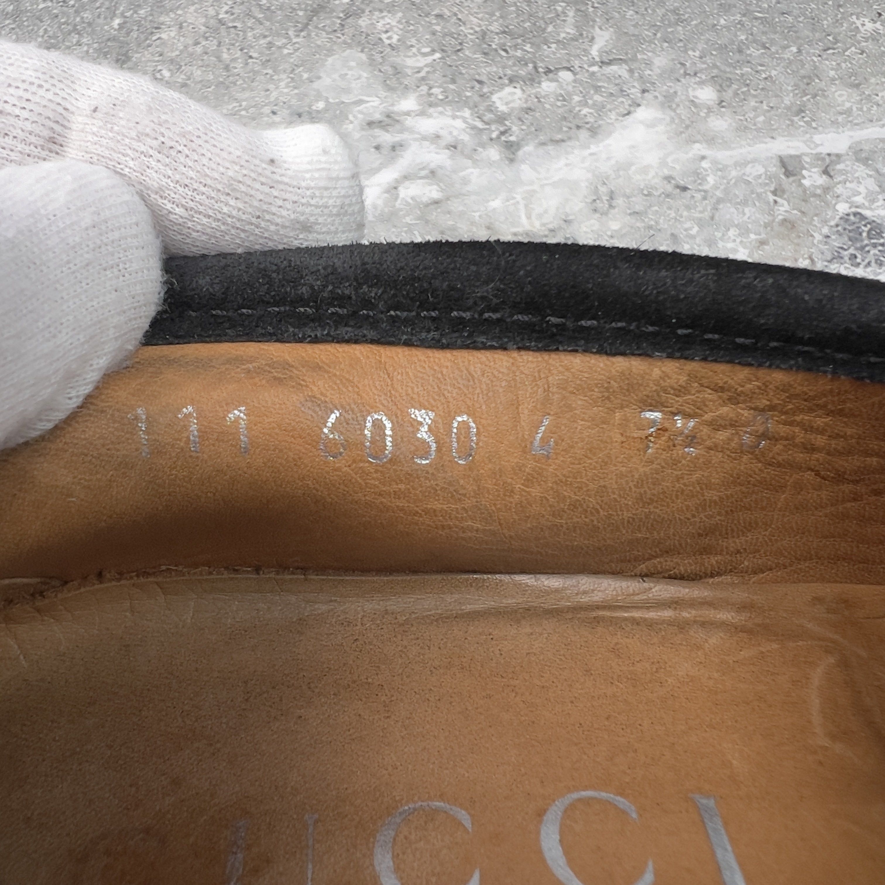 Gucci Sylke Horsebit Loafers Black Suede Size US 8 / EU 41 - 9 Thumbnail