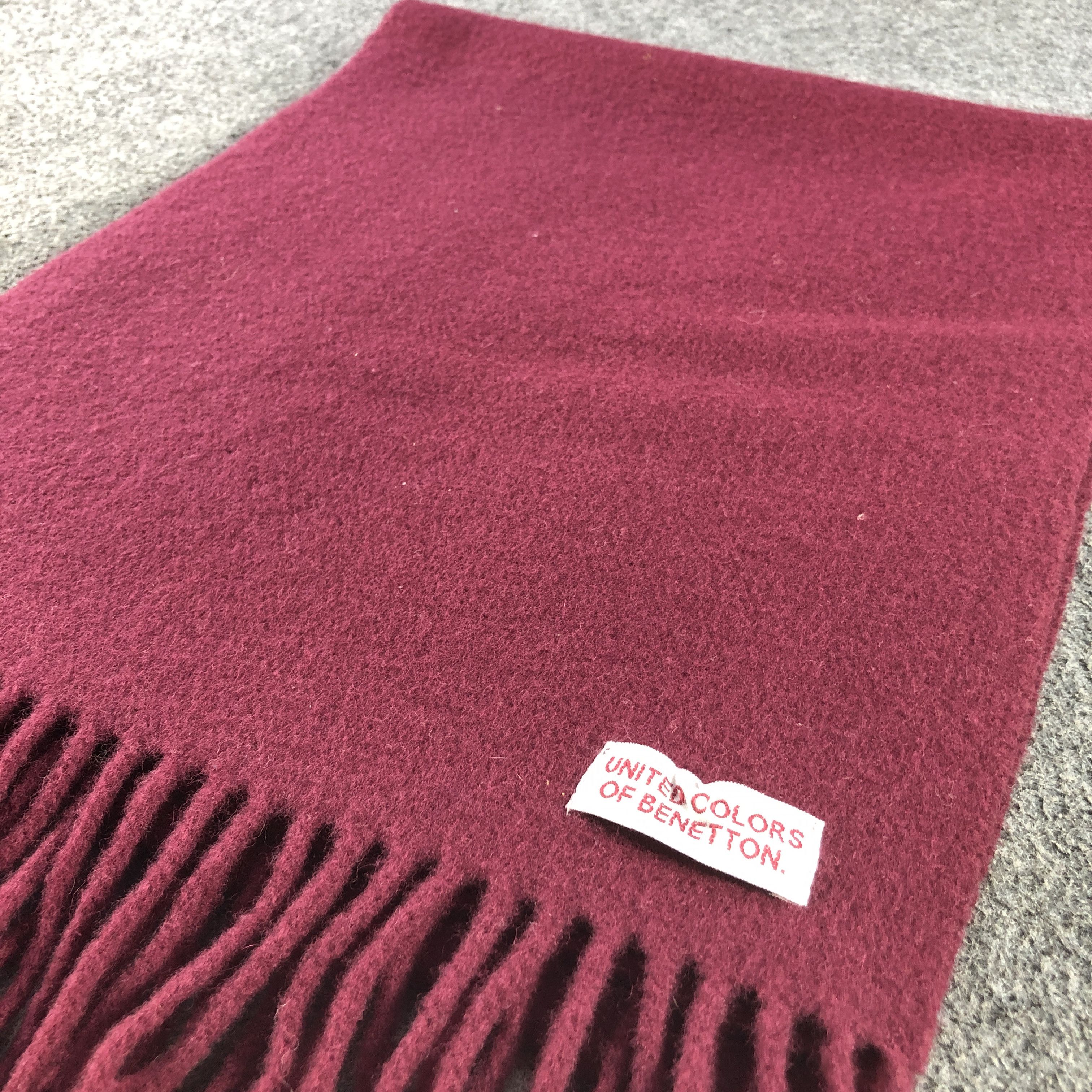 United Colors Of Benetton United Colors Of Benetton Wool Scarf Muffler V2815 Size ONE SIZE - 4 Thumbnail