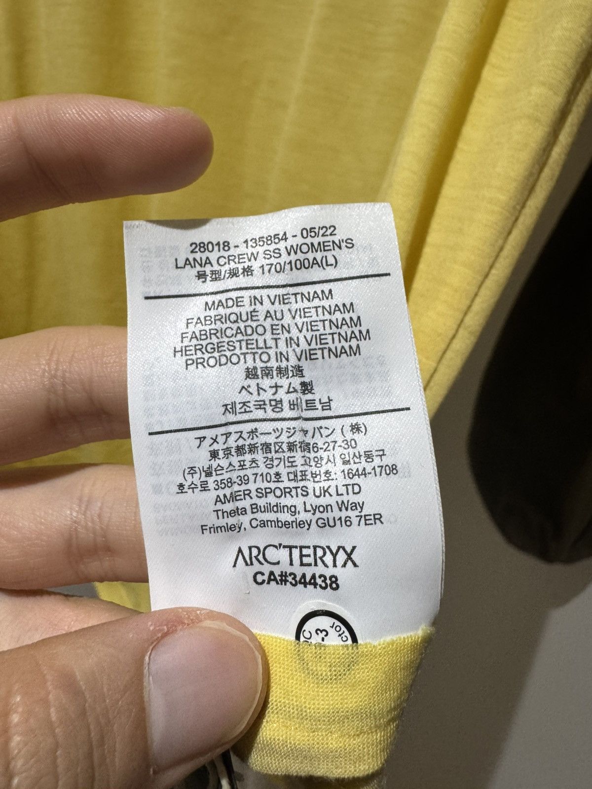 Arc'teryx Arcteryx Lana crew SS Women Tee shirt with sporty cutting Size L / US 10 / IT 46 - 4 Thumbnail
