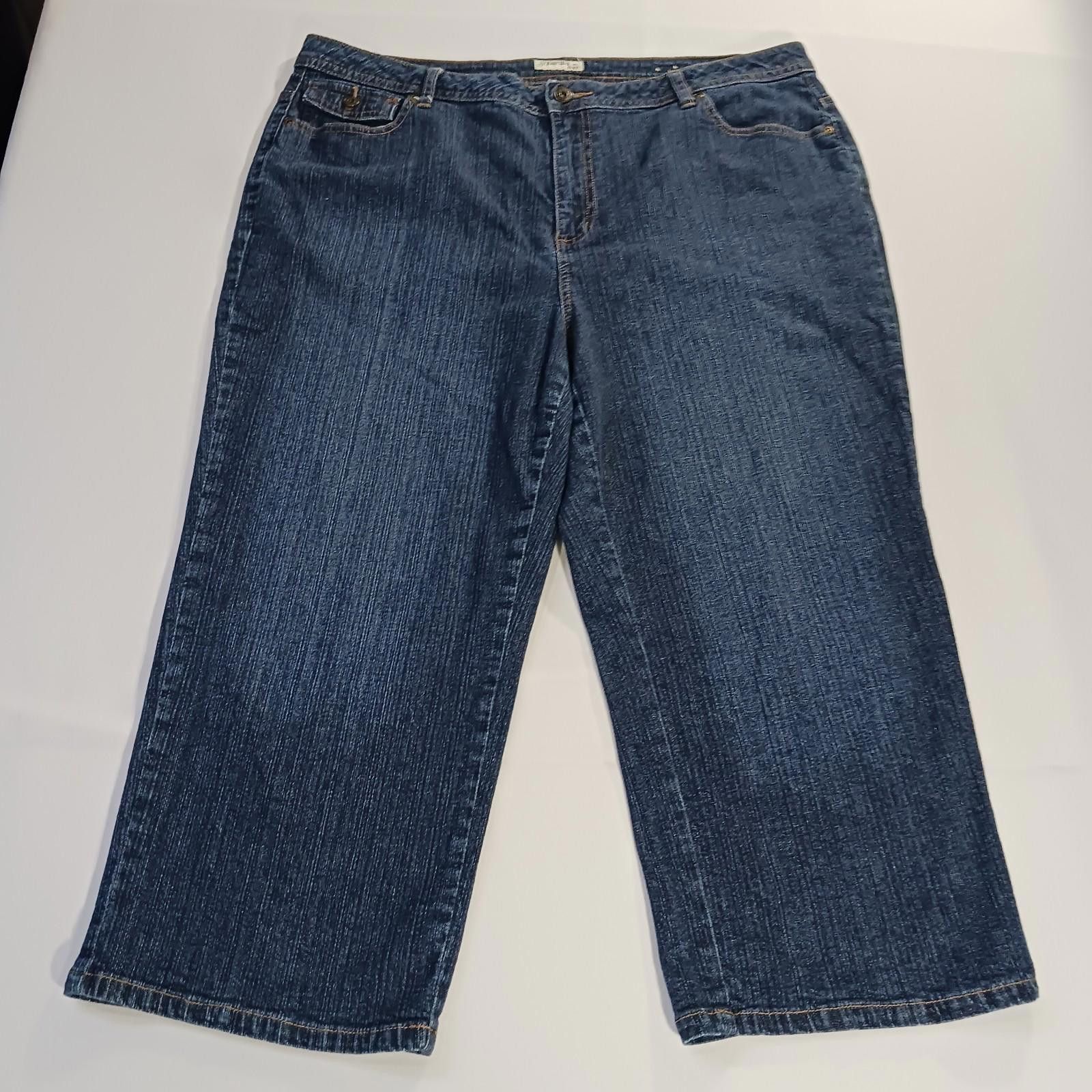 St. Johns Bay St. John's Bay RN#93677 Women's Blue Stretch Jeans Size 18W Size 38" / US 16 / IT 52 - 10 Thumbnail