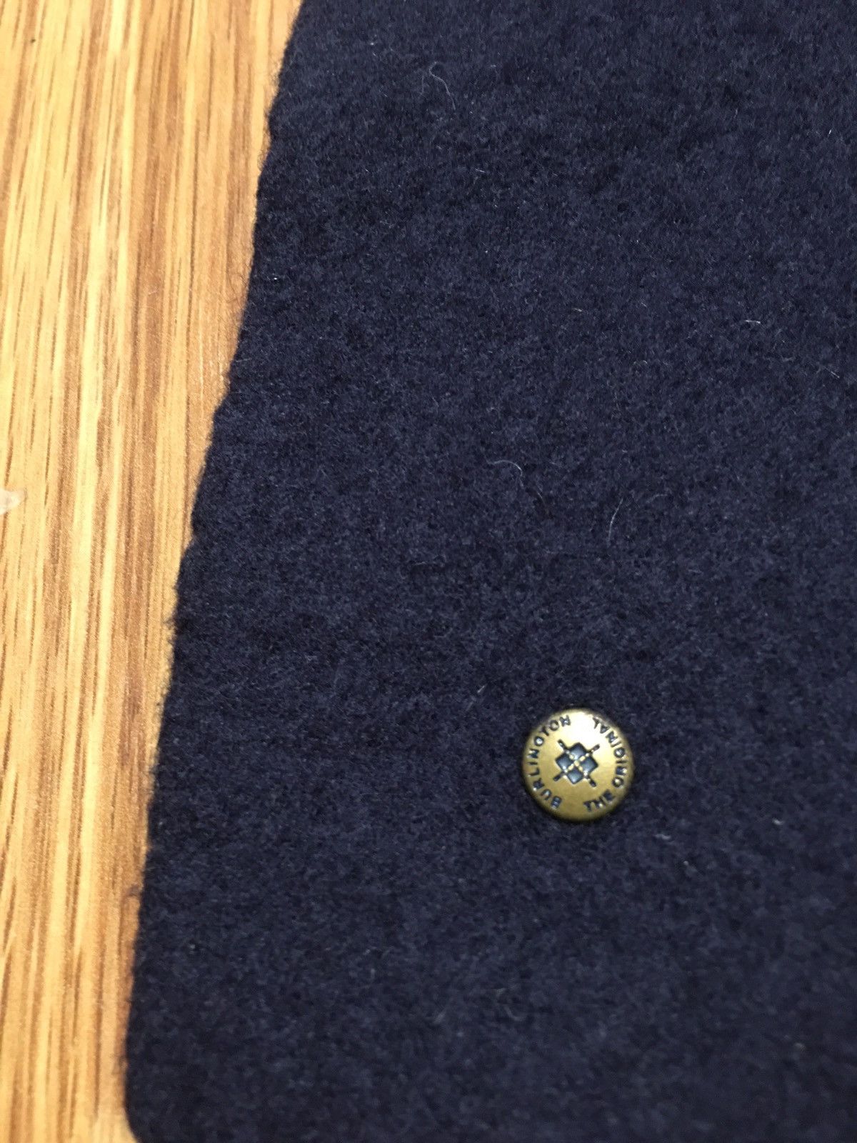 Burlington Burlington England Wool Navy Blue Mens Scarf Size ONE SIZE - 6 Thumbnail