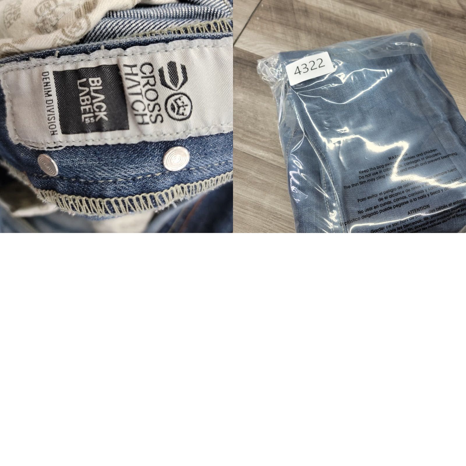 Vintage Mens Crosshatch Black Label Blue Denim Jeans 30w 30L Jeans Mens 30 Blue Denim Crosshatch Black Label 30w 30L Size US 30 / EU 46 - 10 Thumbnail
