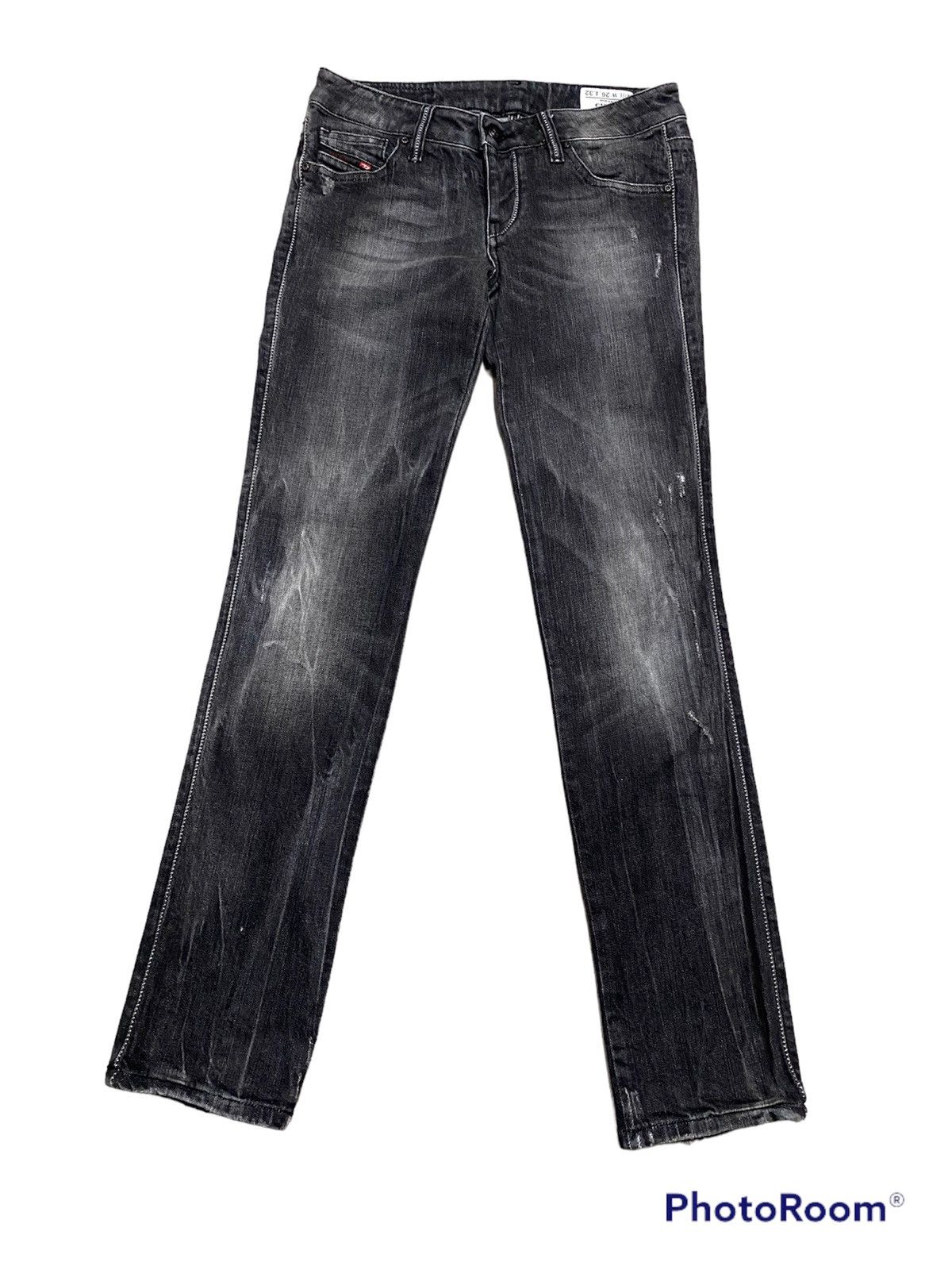 Diesel × Hysteric Glamour × Tornado Mart Diesel Cuddy Stretch Black Wash Made in Italy Size US 29 - 2 Thumbnail