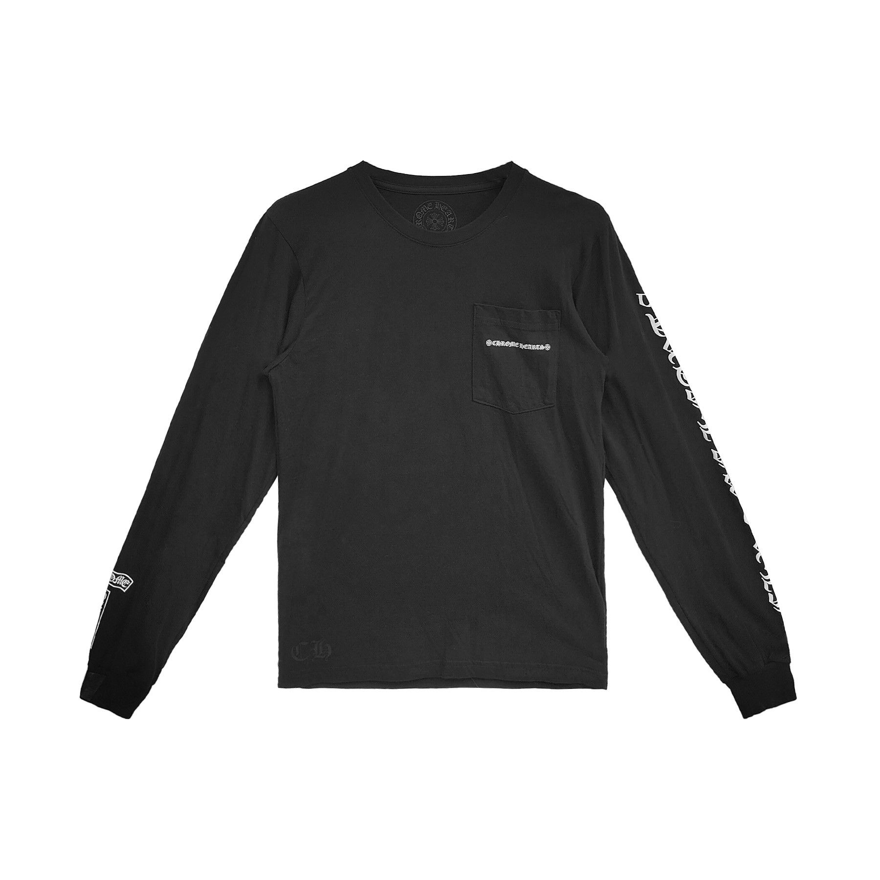 Chrome Hearts CHROME HEARTS Back Scroll Label Logo Long Tee | Grailed