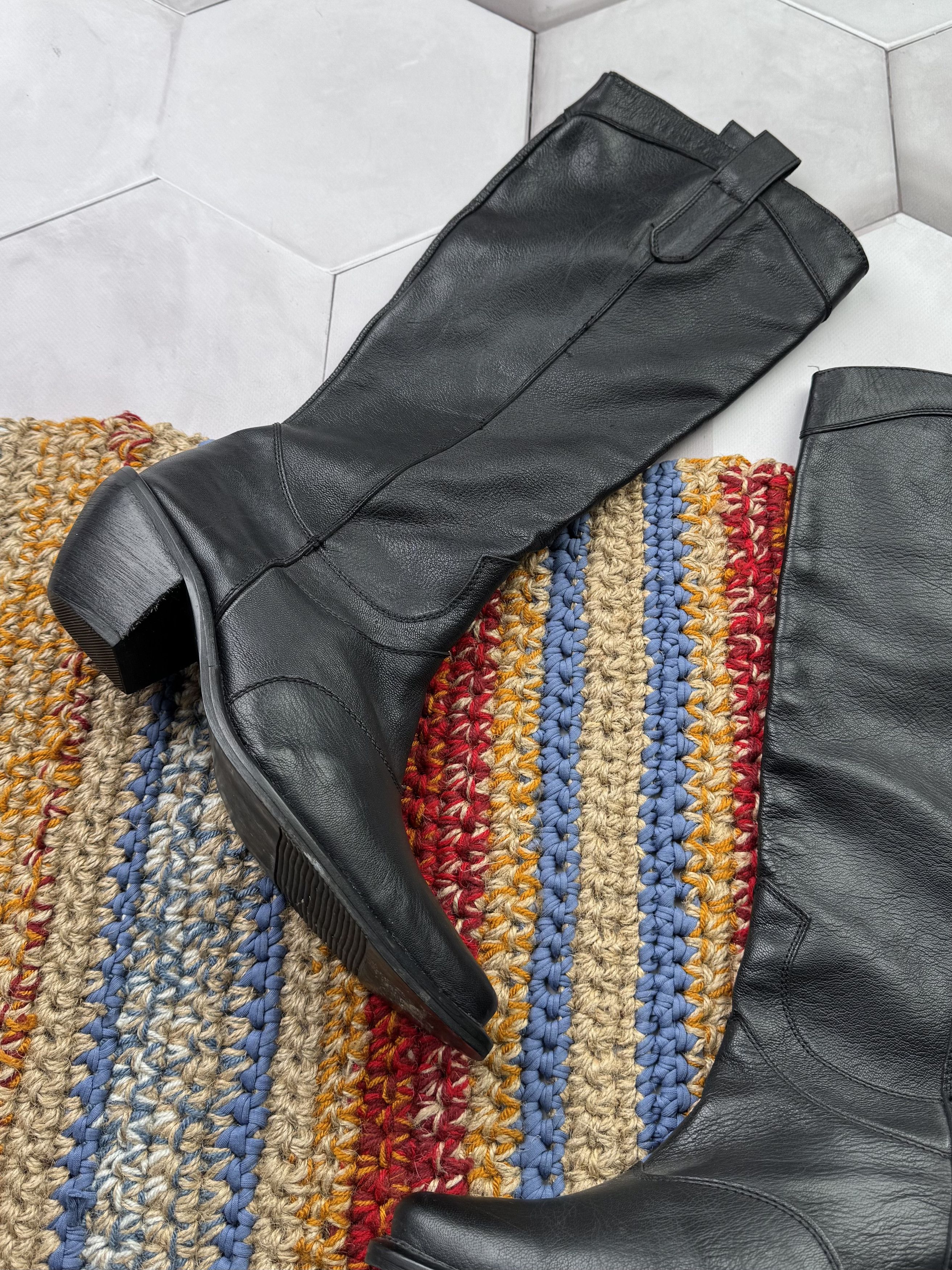 Japanese Brand Vintage Leather Boots (E4) Size US 8.5 / IT 38.5 - 2 Thumbnail