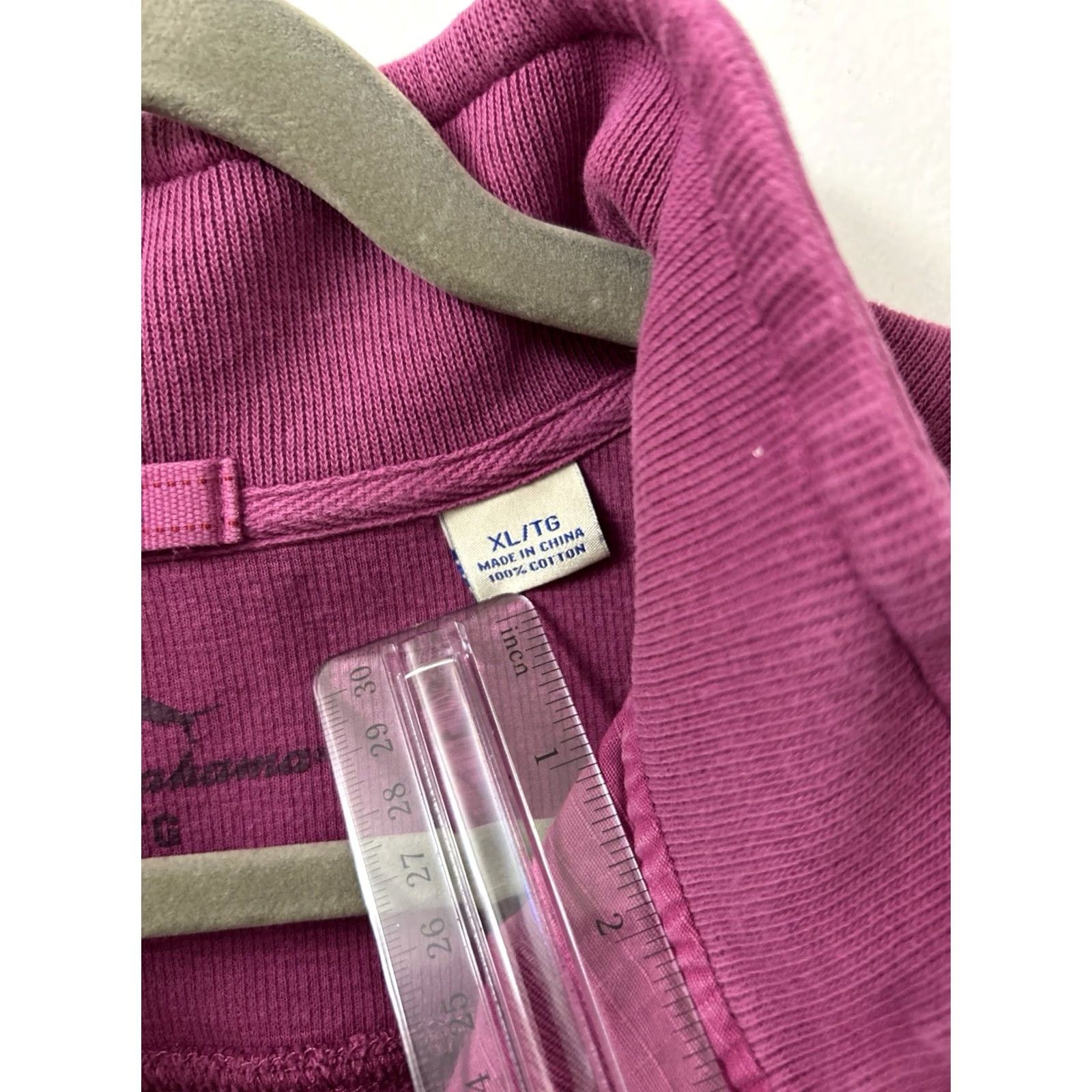 Tommy Bahama Tommy Bahama Pullover 1/4 Zip Mens XL Magenta Pink Cotton Ribbed Mock Neck Logo Embroidered Casual Knit Sweater Size US XL / EU 56 / 4 - 7 Thumbnail