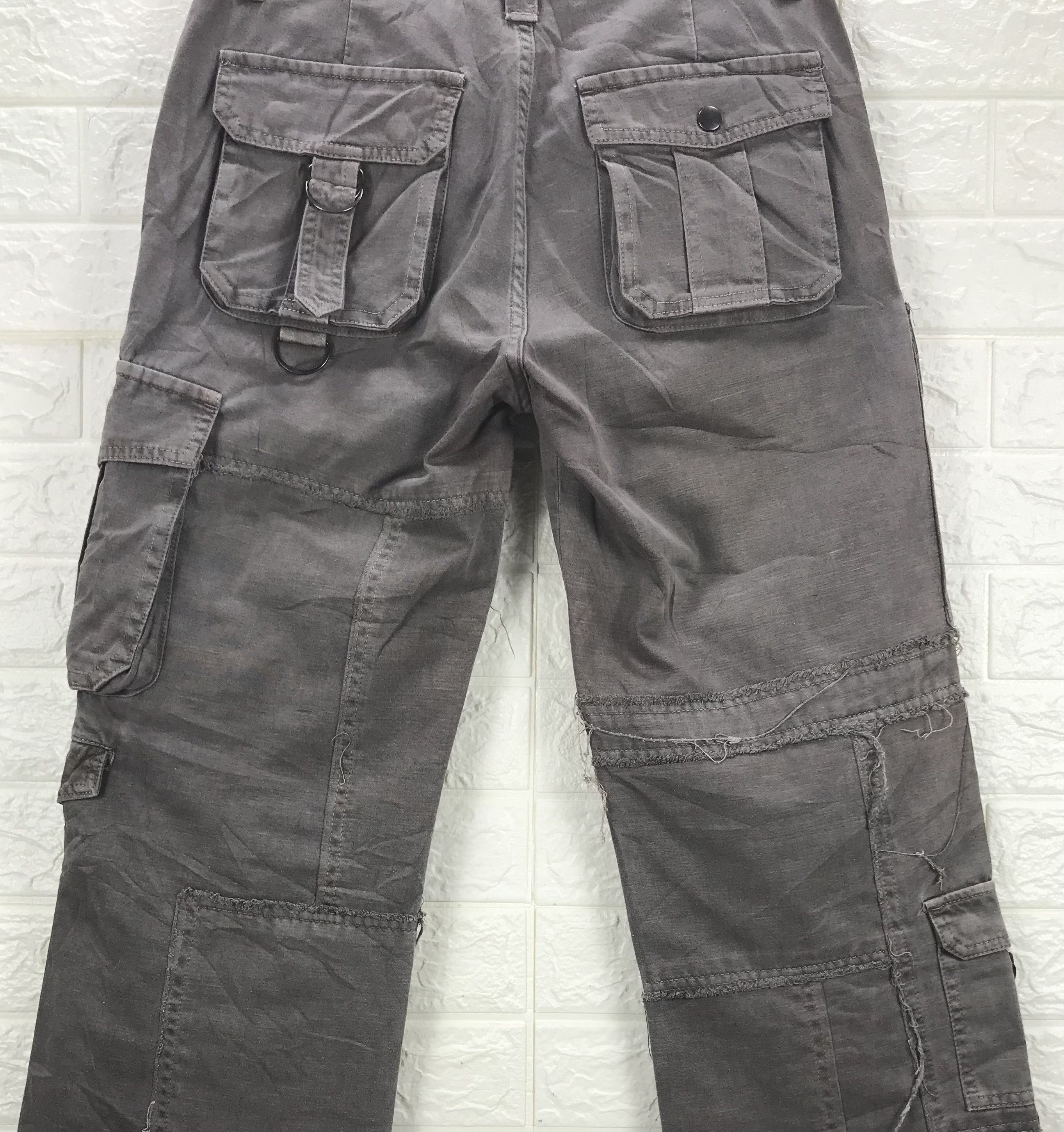 Shellac Vintage Bondage Shellac Multi Pocket Cargo Pants Size US 31 - 7 Thumbnail