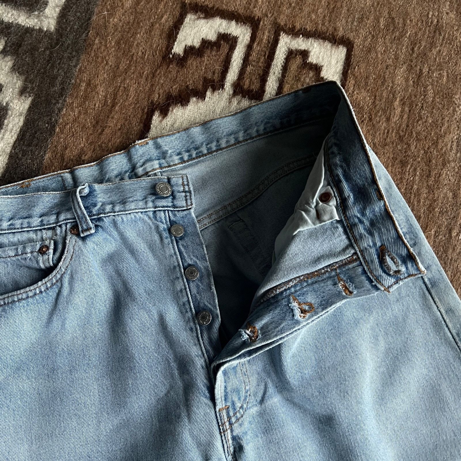Levi's Levi’s 501 Vintage USA Made Denim Jeans 9805AC Size US 34 / EU 50 - 6 Thumbnail