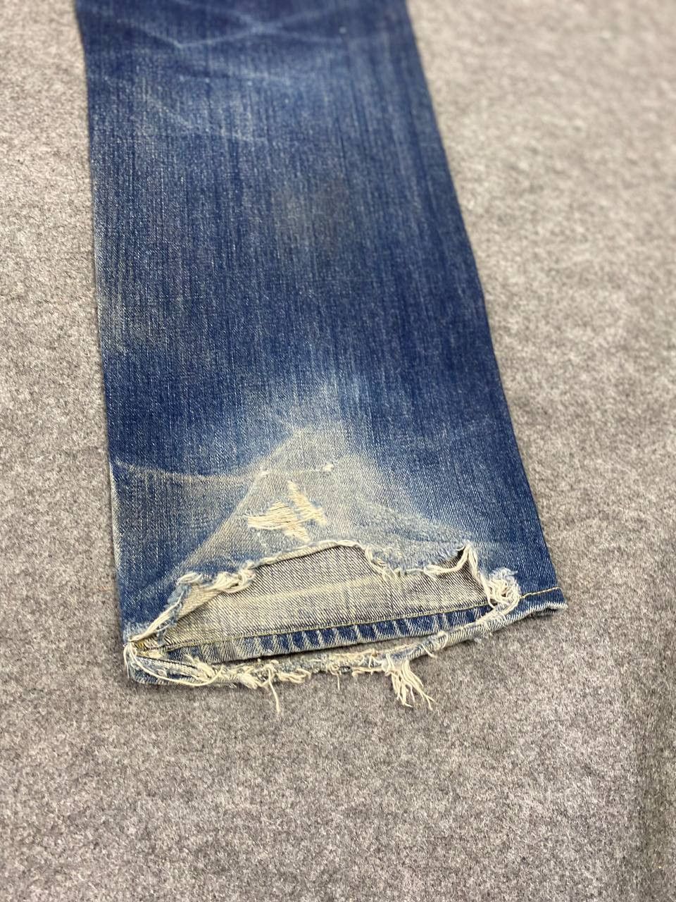 Levi's vintage levis 503-b big E selvedge distressed denim Size US 35 - 8 Thumbnail