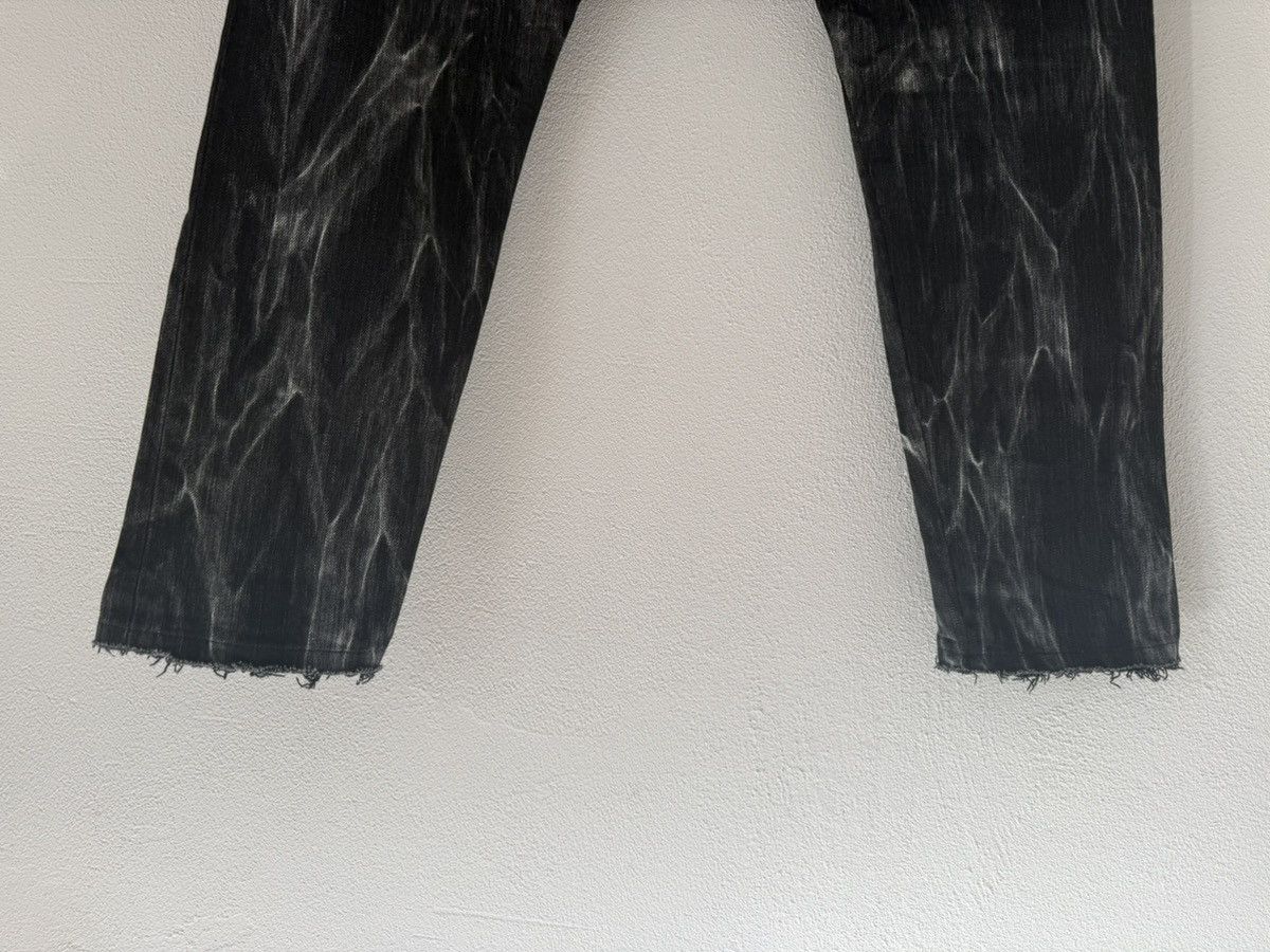 Saint Laurent Paris Black Denim Jeans with Bleached Finish Size US 32 / EU 48 - 9 Thumbnail