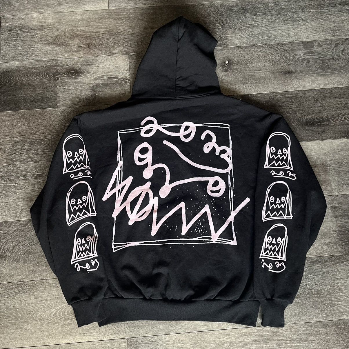 Asspizza Asspizza 730 Printing 2023 Tour Graphic Logo Pullover Hoodie Size US M / EU 48-50 / 2 - 2 Thumbnail