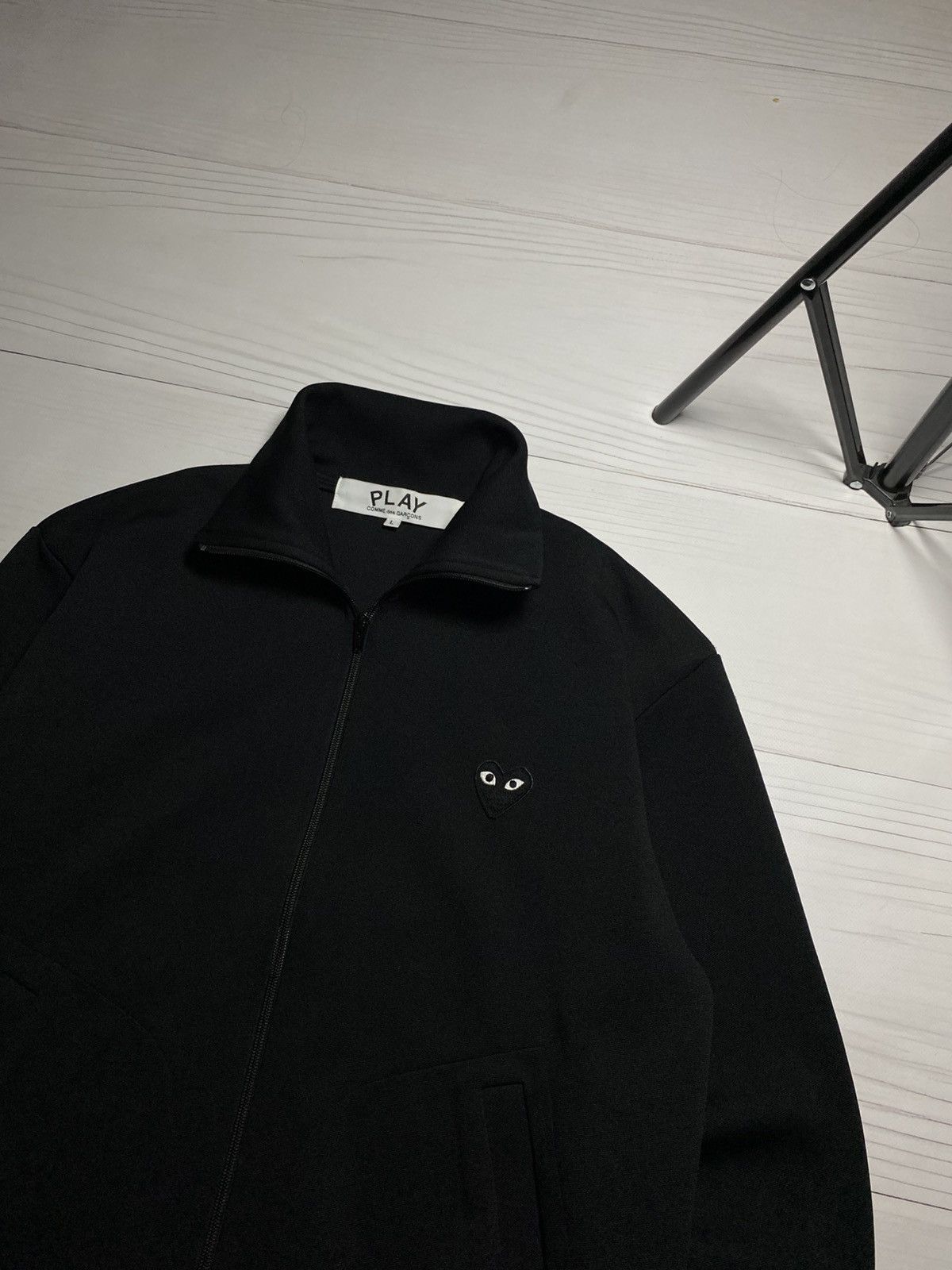Comme des Garcons PLAY Comme Des Garcons PLAY Big logo y2k zip jacket Size US L / EU 52-54 / 3 - 7 Thumbnail
