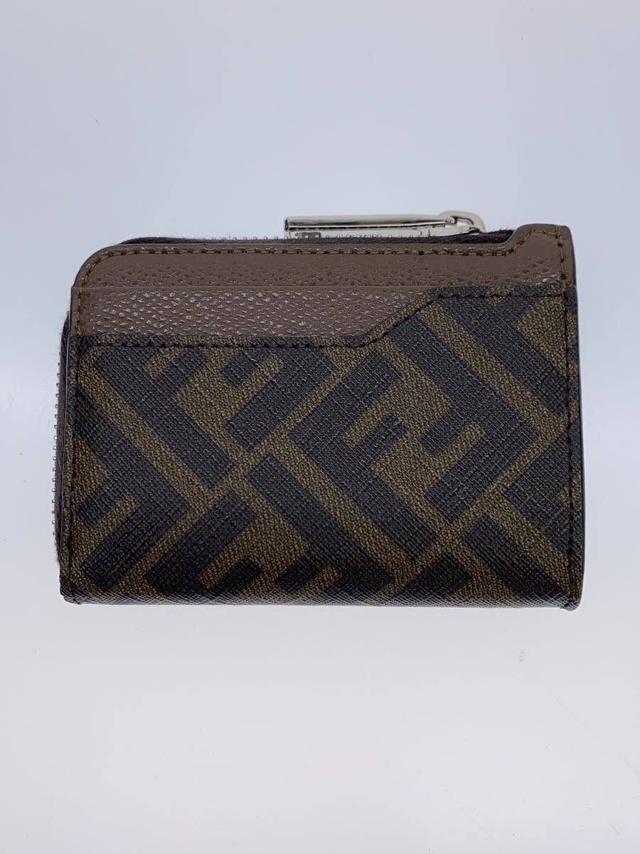Fendi Fendi Leather Coin Case Brown Size ONE SIZE - 2 Thumbnail