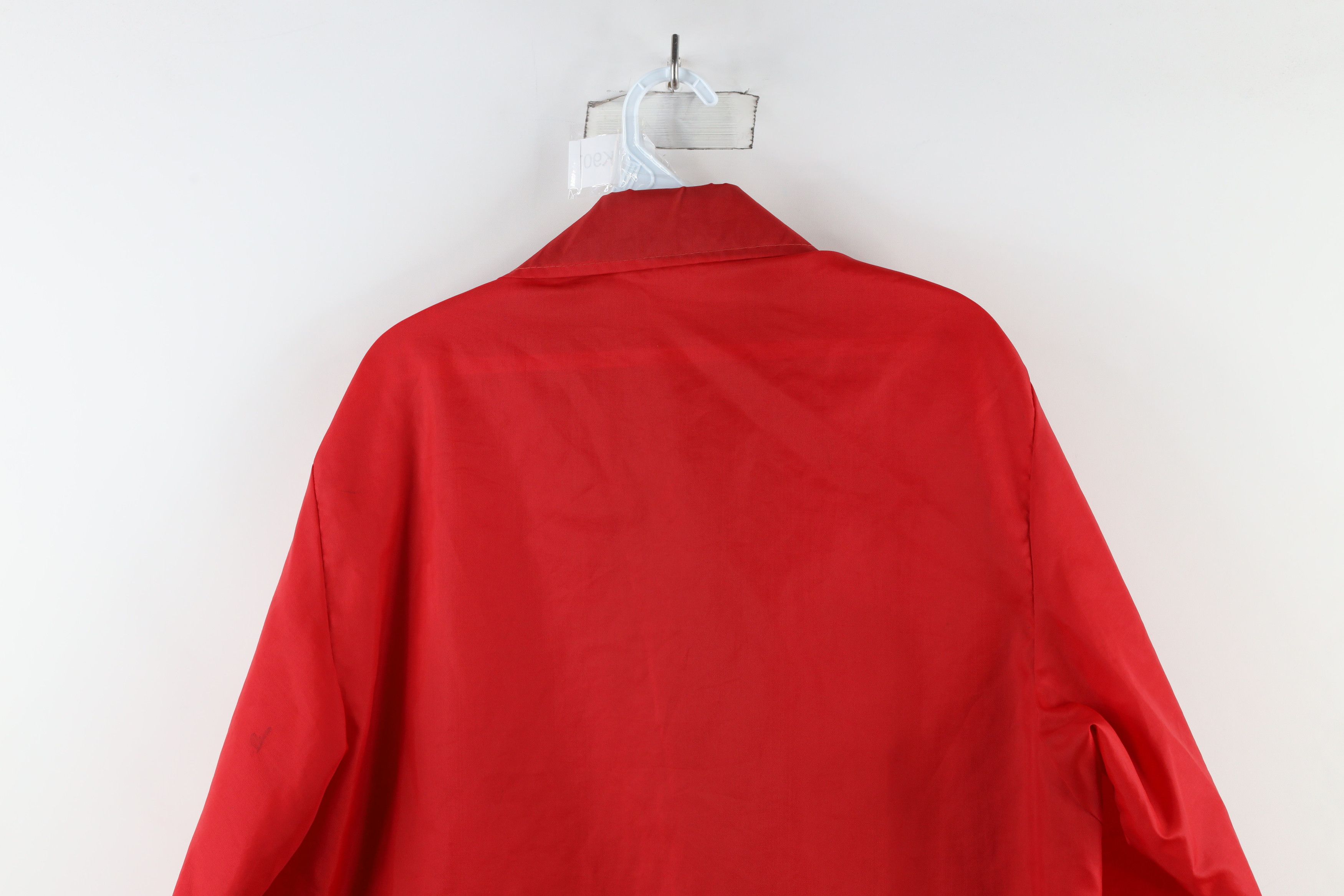 Vintage Vintage 70s Streetwear Coaches Windbreaker Jacket Red Size US XL / EU 56 / 4 - 16 Thumbnail