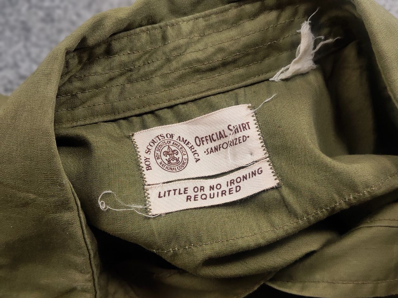 Vintage Vintage 60's Boy scouts of america Sanforized Military Shirt Size US M / EU 48-50 / 2 - 12 Thumbnail