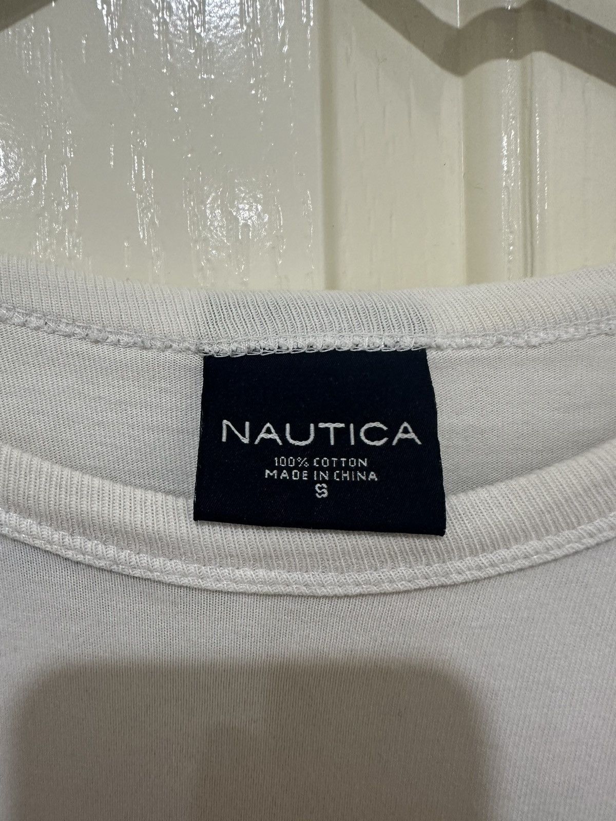 Nautica Nautica White Tee Size US S / EU 44-46 / 1 - 2 Thumbnail