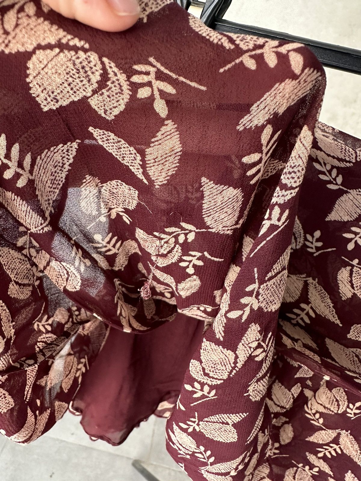 Isabel Marant Etoile Isabel Marant Etolie mini skirt Burgundy size 38 Size 26" / US 2 / IT 38 - 9 Thumbnail