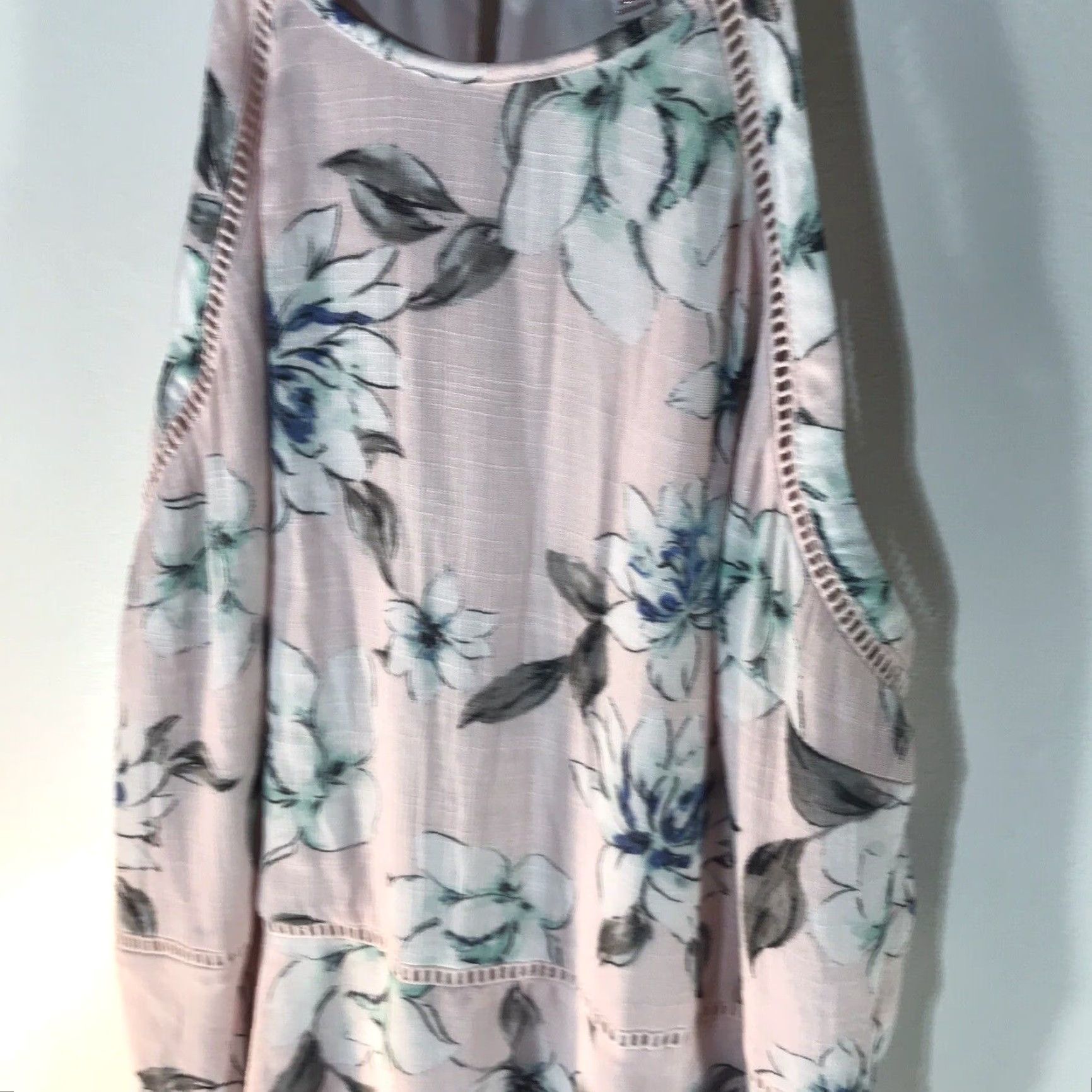 Vintage Candies Floral Strappy Maxi Dress Womens XL Light Pink Long Summer Party Size XL / US 12-14 / IT 48-50 - 2 Thumbnail