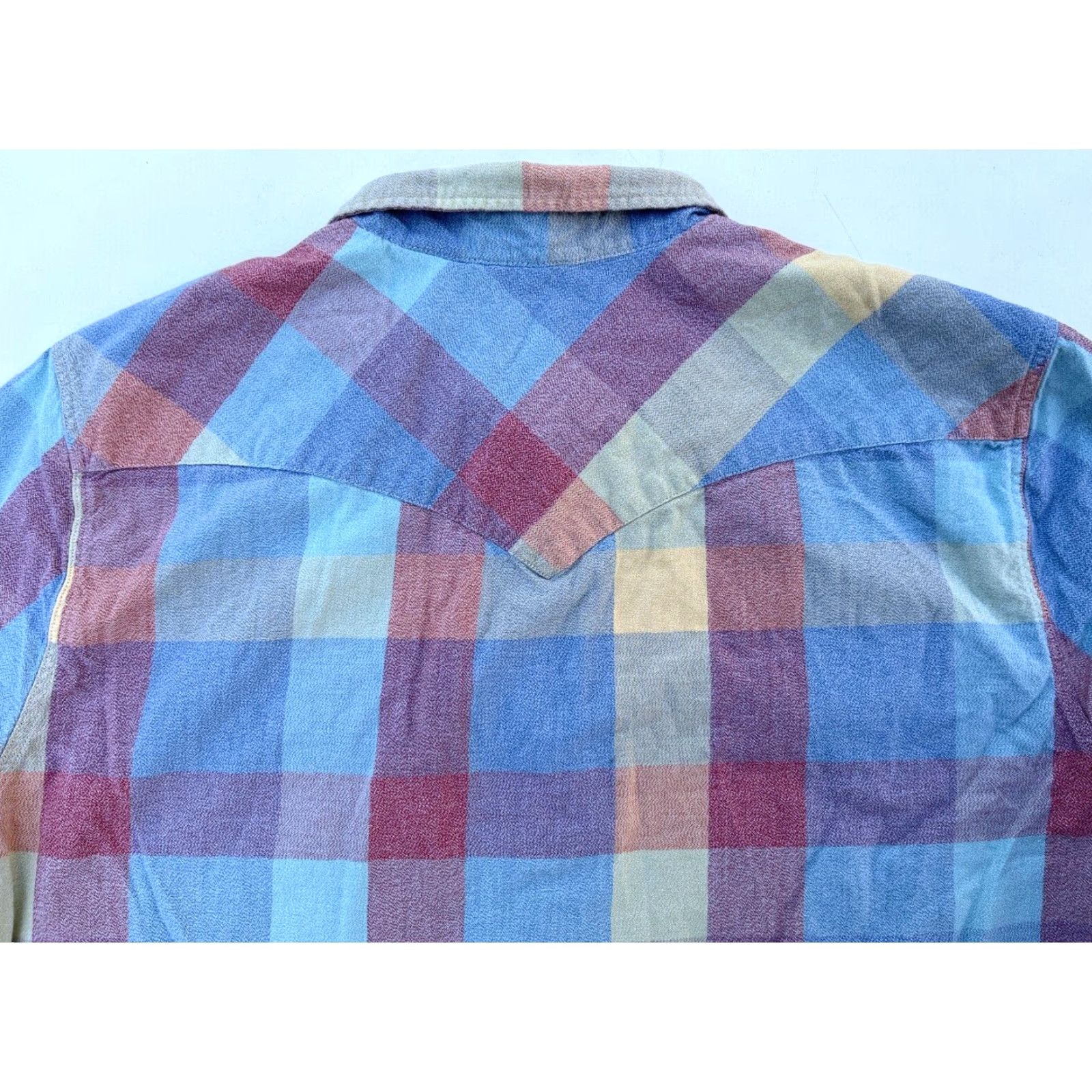 Levi's Levi's Shirt Western Plaid Short Sleeve Pearl Snap Size L Mens Size US L / EU 52-54 / 3 - 5 Thumbnail