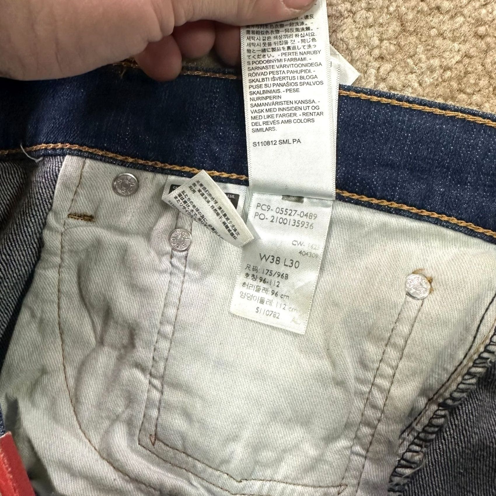 Levi's VINTAGE Levi's 527 Jeans 5-Pocket Design Men 38x30 Blue Denim Slim Bootcut Cadet Western Cowboy Size US 38 / EU 54 - 7 Thumbnail