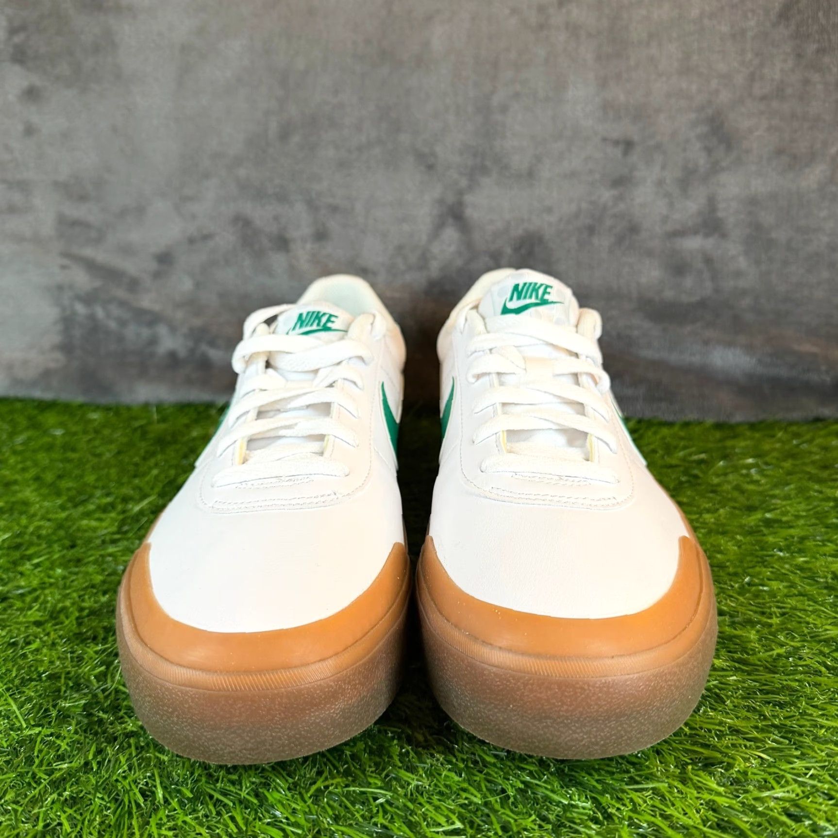 Nike Nike Court Shot Low Top Sneakers Mens 8.5 White Green Gum Sole Casual Shoes Leather Canvas Comfort Cushioned Lace Up Size US M / EU 48-50 / 2 - 3 Thumbnail