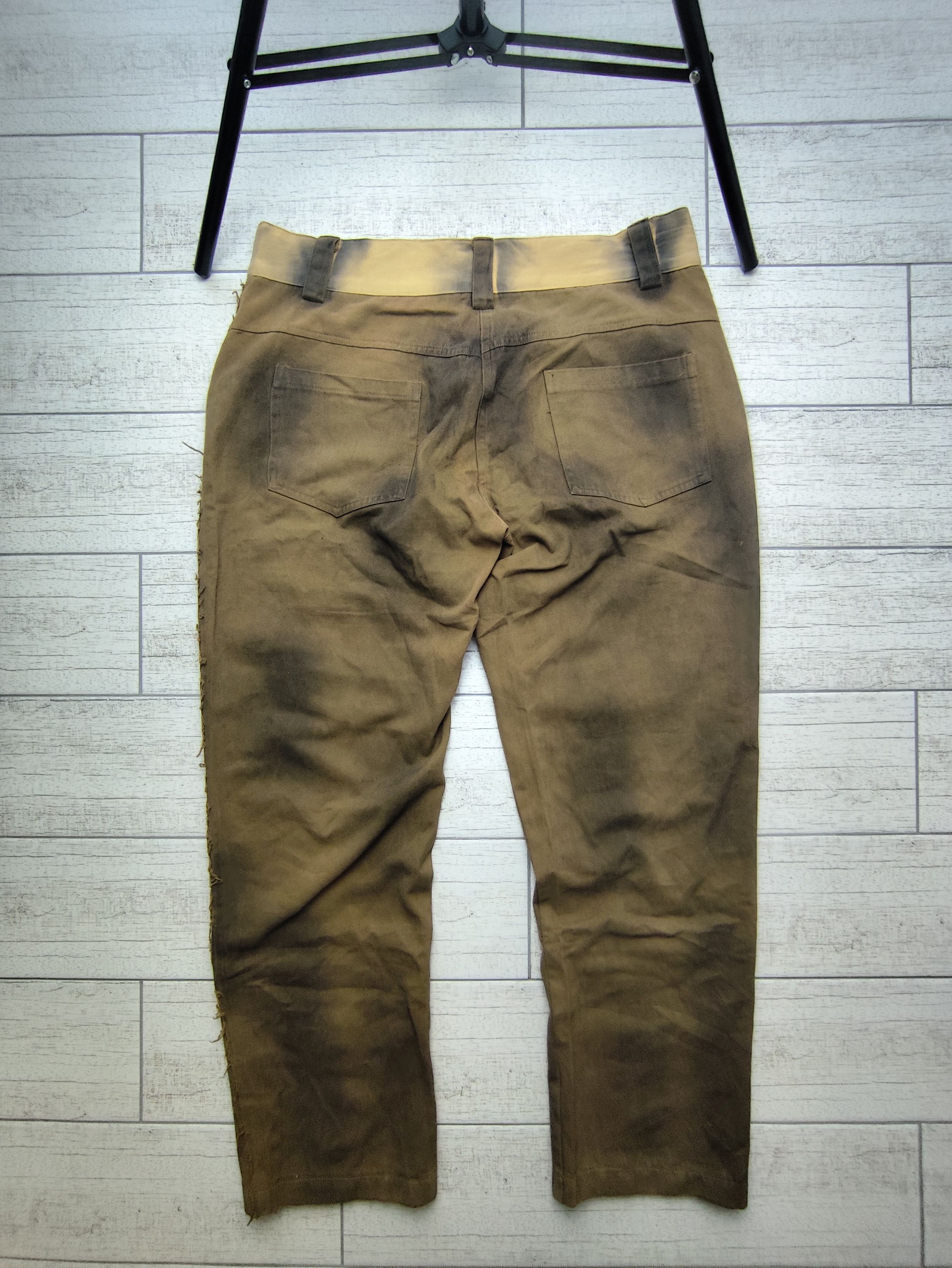 Japanese Brand Vintage streetwear y2k distressed Avant Garde pants Size US 34 / EU 50 - 5 Thumbnail