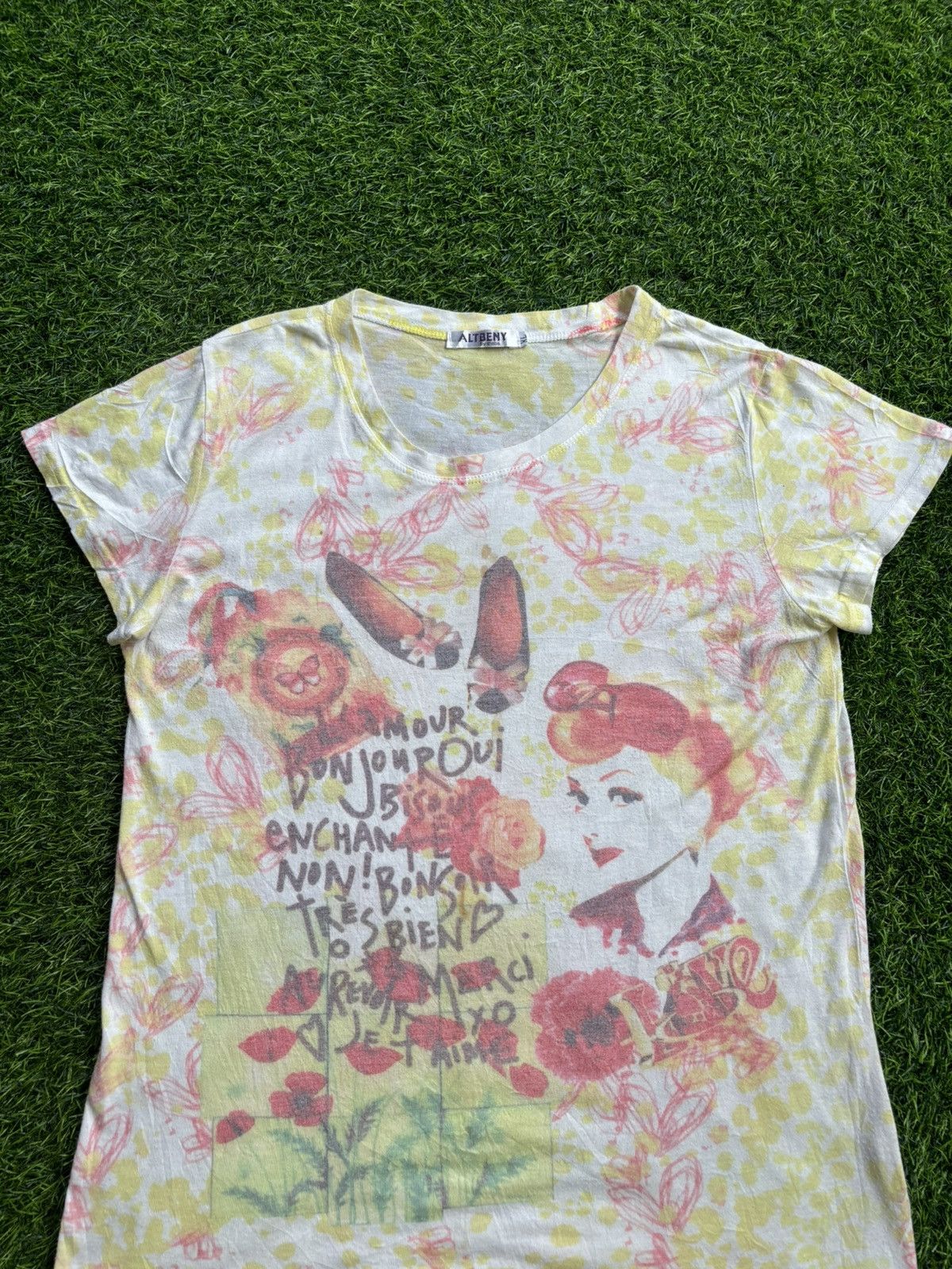 Hysteric Glamour Y2k Altbeny Full Print Women's Tshirt Size XL / US 12-14 / IT 48-50 - 2 Thumbnail