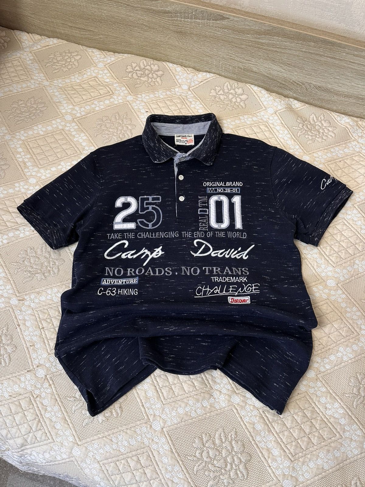 Polo Ralph Lauren 🔥 Camp David Vintage Chief Keef Y2K Ralph Lauren Polo Shirt Size US M / EU 48-50 / 2 - 1 Thumbnail
