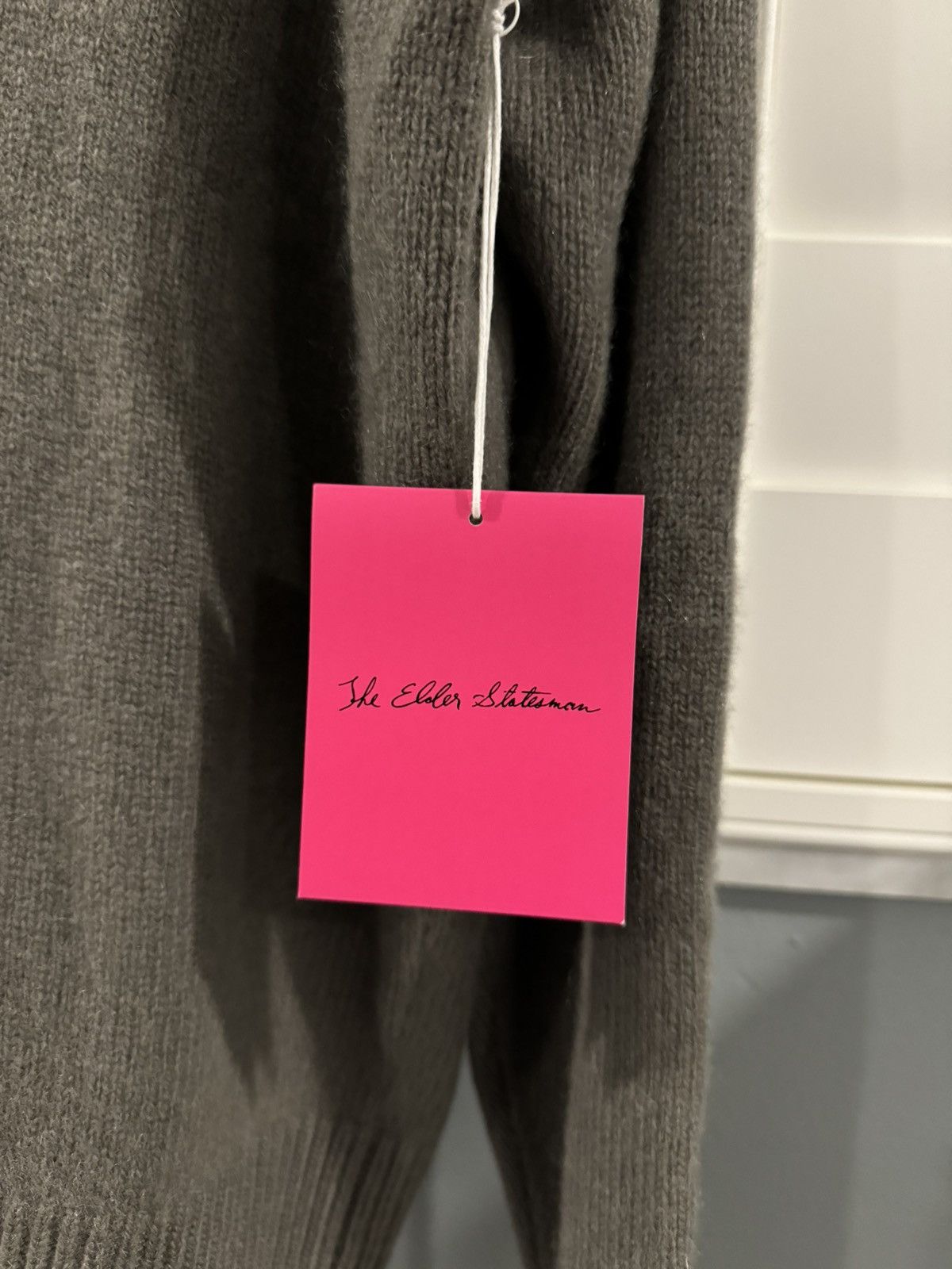 The Elder Statesman The Elder Statesman Grey Cashmere Half Zip Men’s Sweater S Size US S / EU 44-46 / 1 - 2 Thumbnail