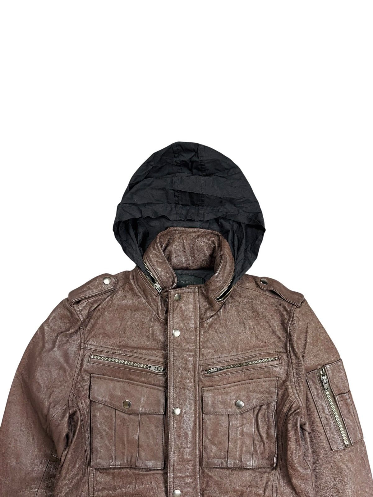 JACKROSE Archive Jackrose - Apocalypse Style Leather Cargo Jacket Size US M / EU 48-50 / 2 - 7 Thumbnail