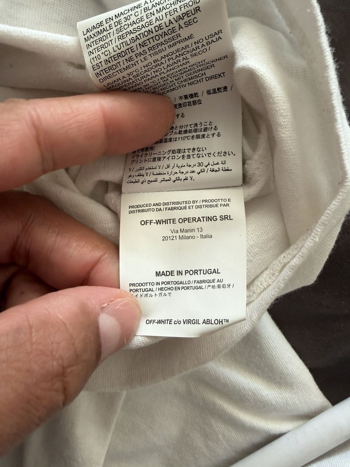 Off-White Off-White Virgil Temperature Map Tee White XL Size US XL / EU 56 / 4 - 14 Thumbnail