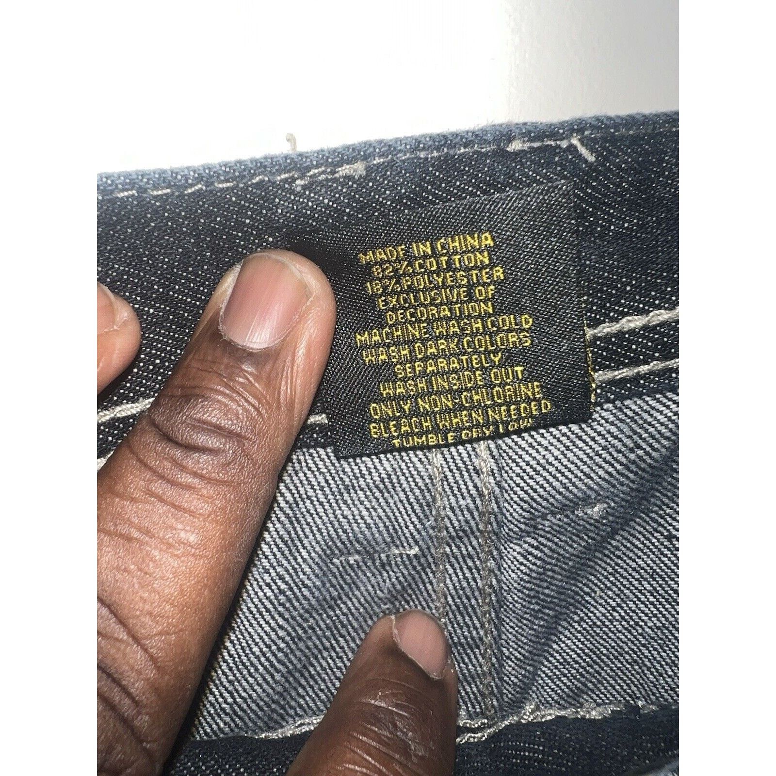 Makaveli Makaveli Vintage Jeans Men’s 30x32 Blue 2PAC Pants Y2K Tan Size US 30 / EU 46 - 7 Thumbnail
