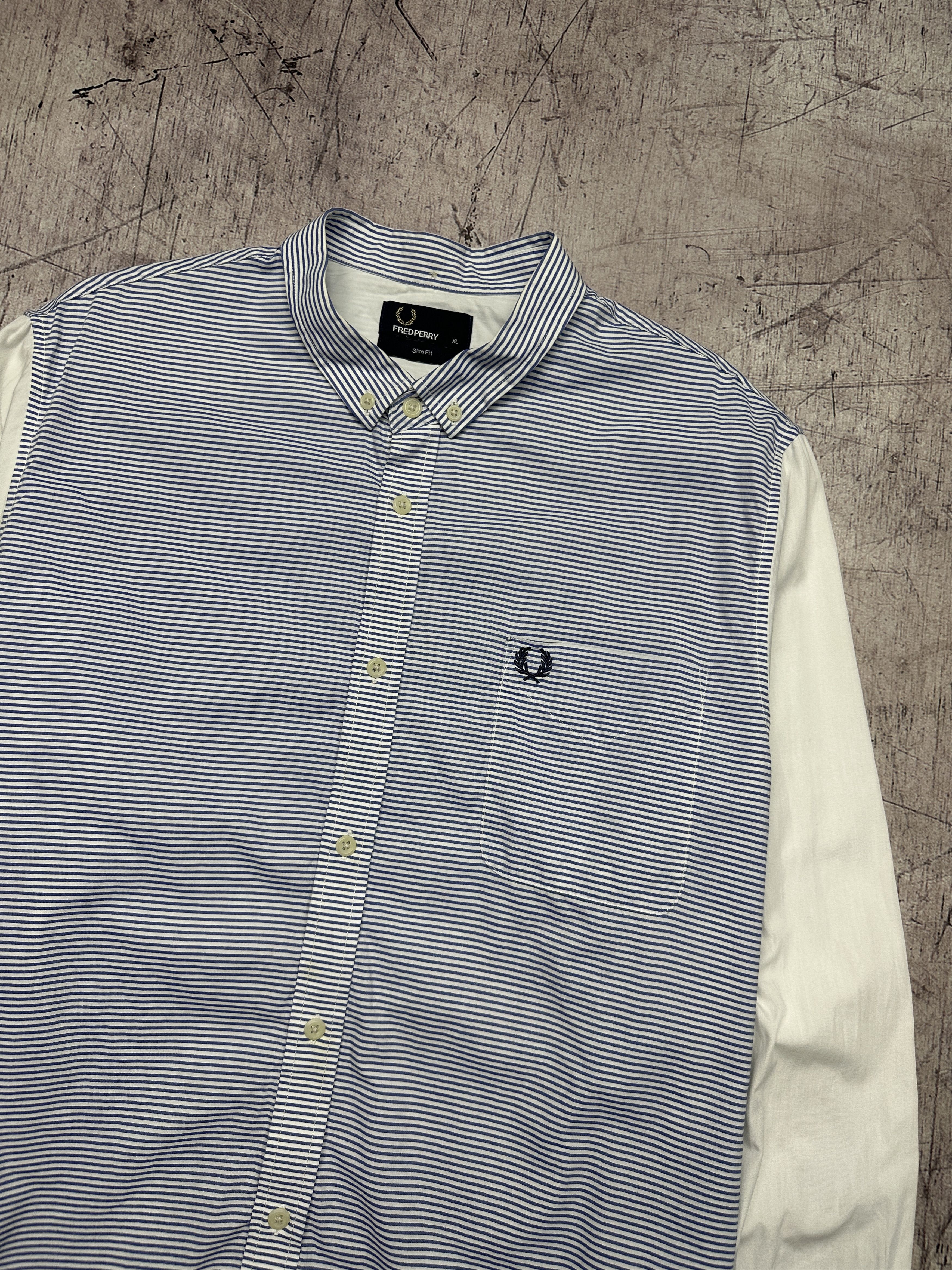 Fred Perry Fred Perry Mens Long Sleeve Shirt Size US XL / EU 56 / 4 - 2 Thumbnail