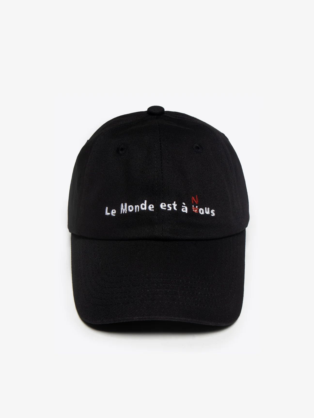 SCRT 💚 SCRT x La Haine Embroidered Cap Black NEW Size ONE SIZE - 1 Thumbnail
