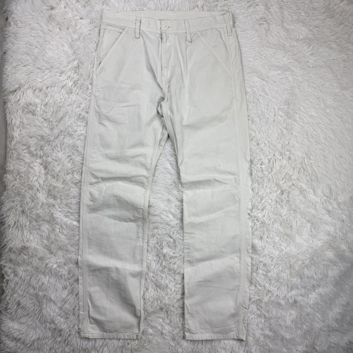 Carhartt Carhartt White Chalk Pants 31x32 Vintage Workwear Streetwear Size US 31 - 7 Thumbnail