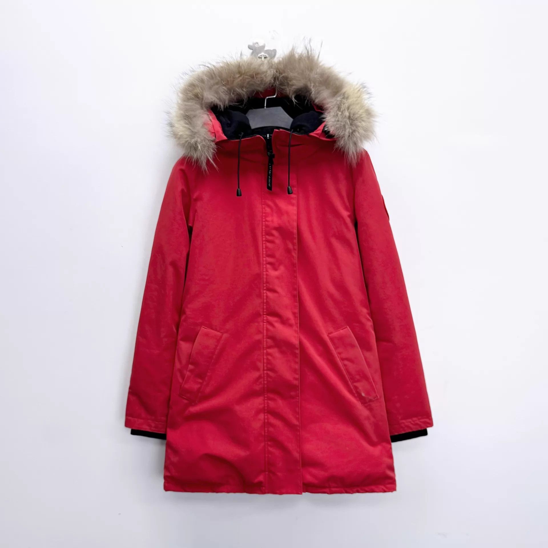 Canada Goose Canada Goose Red Hidden Zip Snap Cuff Parka XS Size XS / US 0-2 / IT 36-38 - 1 Thumbnail