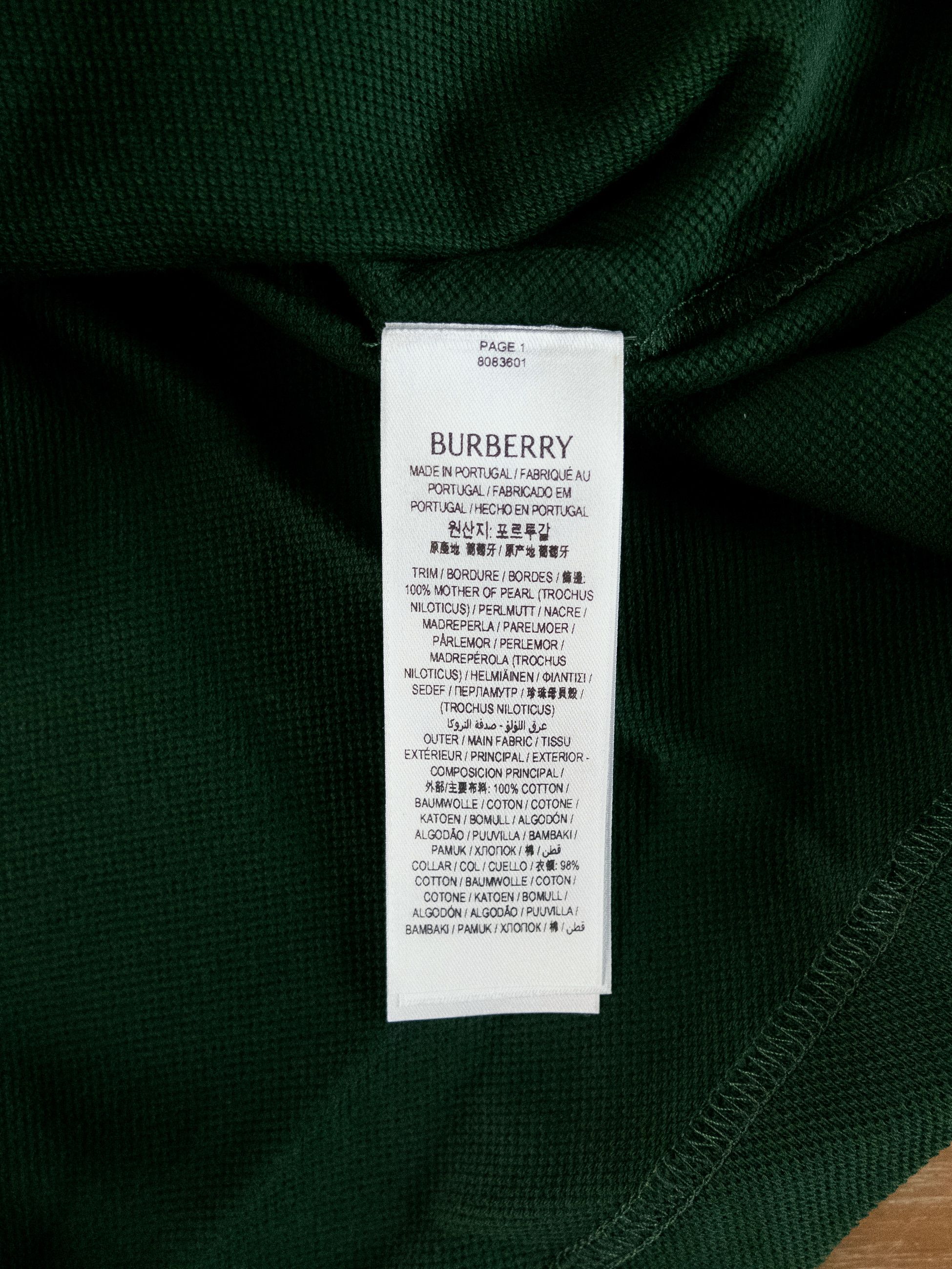 Burberry BURBERRY ivy green knight logo embroidered polo shirt Medium Size US M / EU 48-50 / 2 - 9 Thumbnail