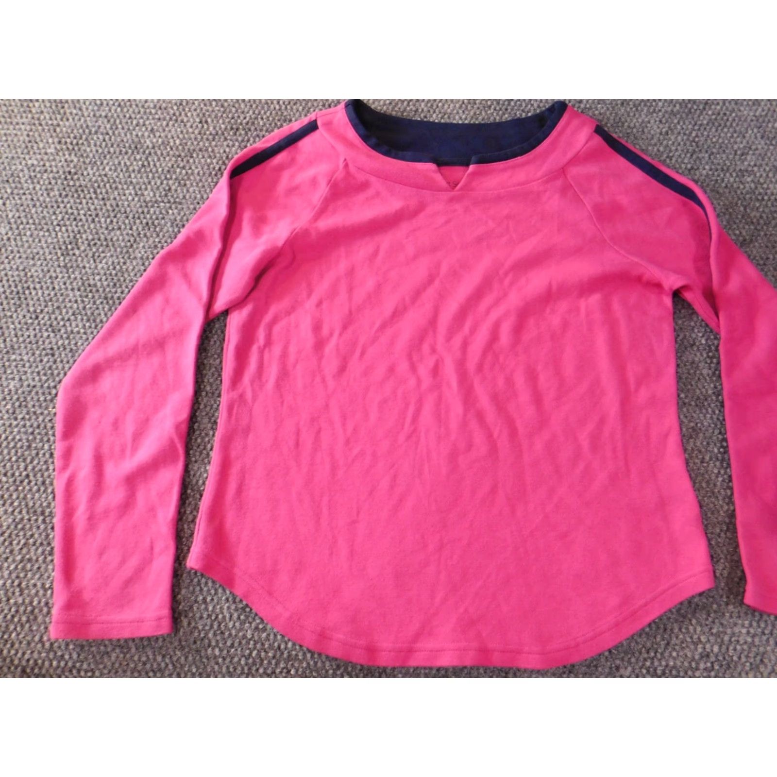 Vintage Sports Savvy Womens Sweatshirt Small pink pullover logo classic stretch Size S / US 4 / IT 40 - 3 Thumbnail